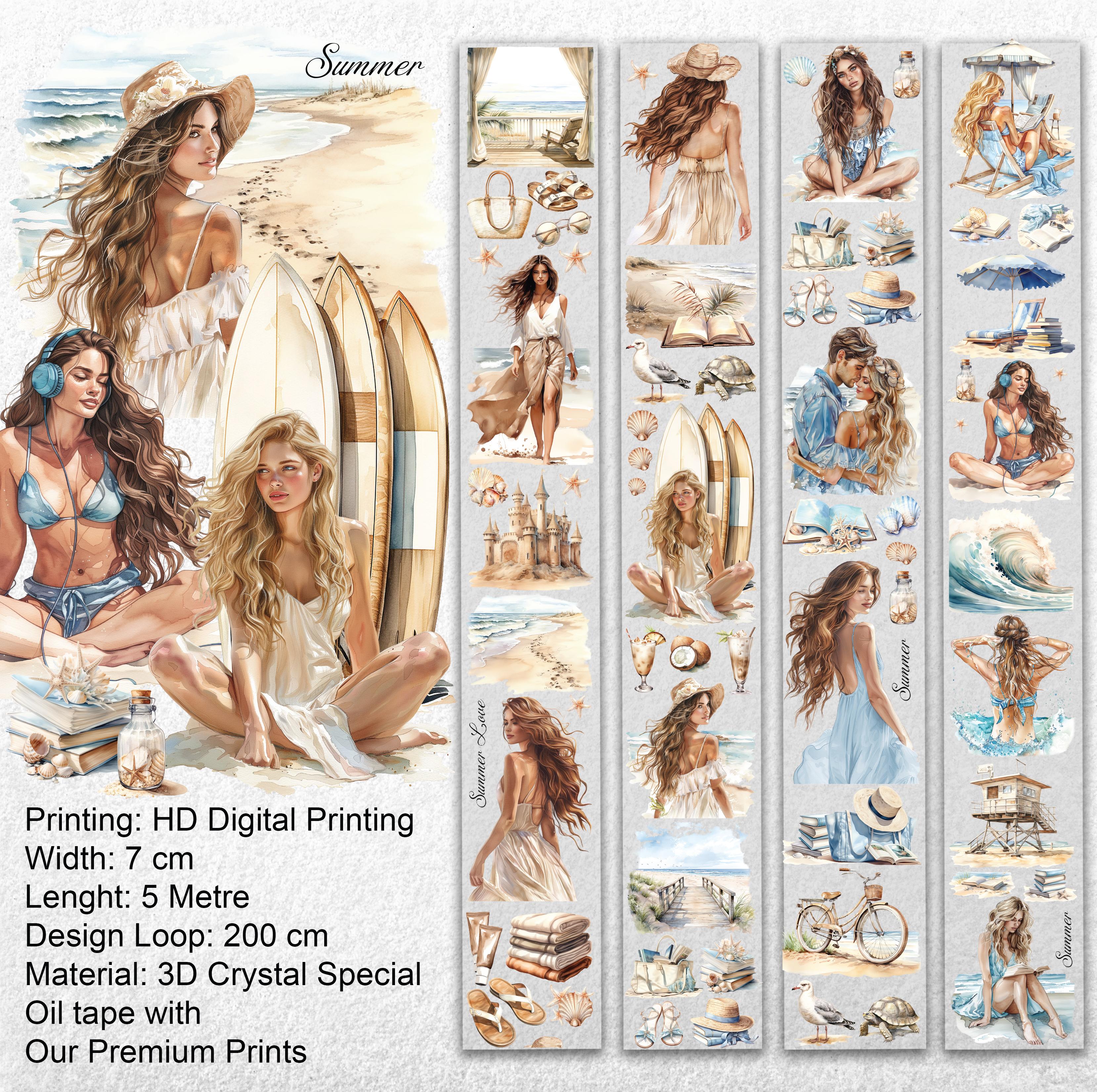 Scrapbook The Sound Of The Waves-3D Crystal Special Oil tape