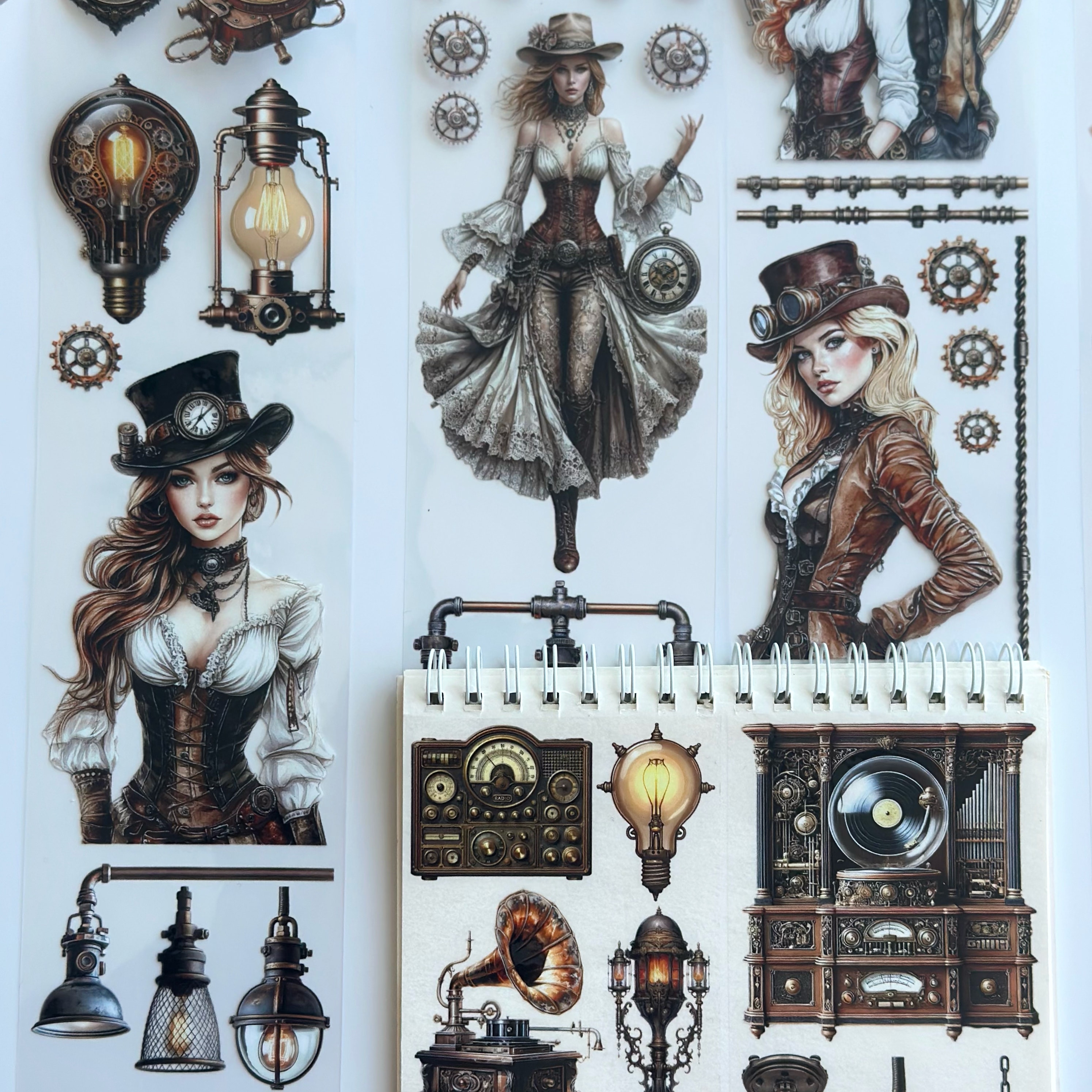 The Secret of Lights PET Tape – Steampunk Scrapbooking, Journaling, Vintage Craft – Tax Included – SRP155