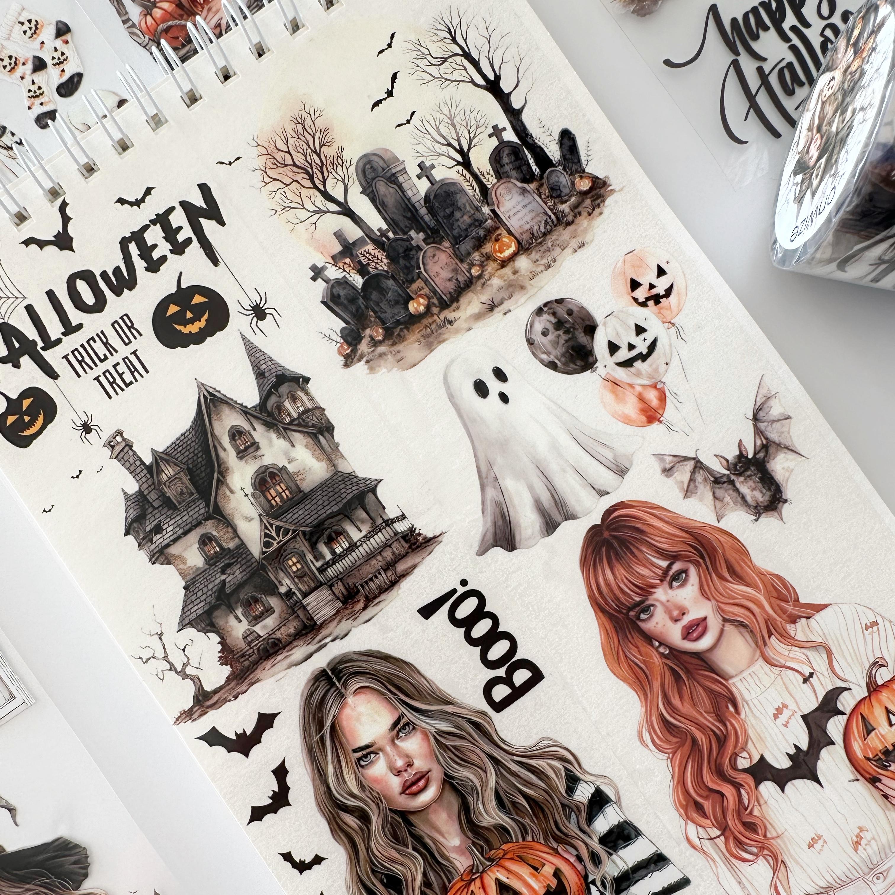 Scrapbook 'Trick or Treat' -3D Crystal Special Oil tape