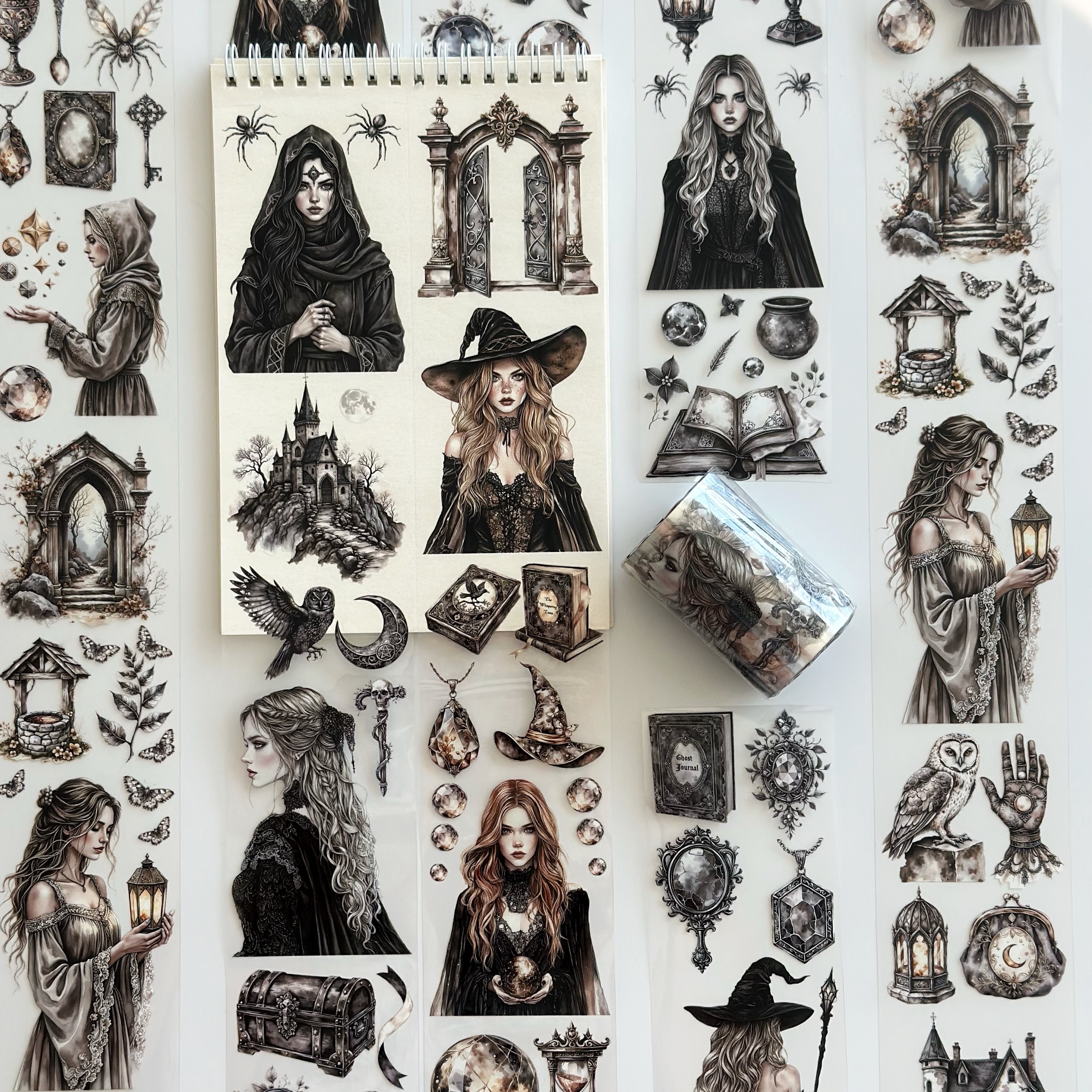 Origin Witches PET Tape – Gothic Scrapbooking, Witchy Journaling, Halloween Crafts – Tax Included – SRP153