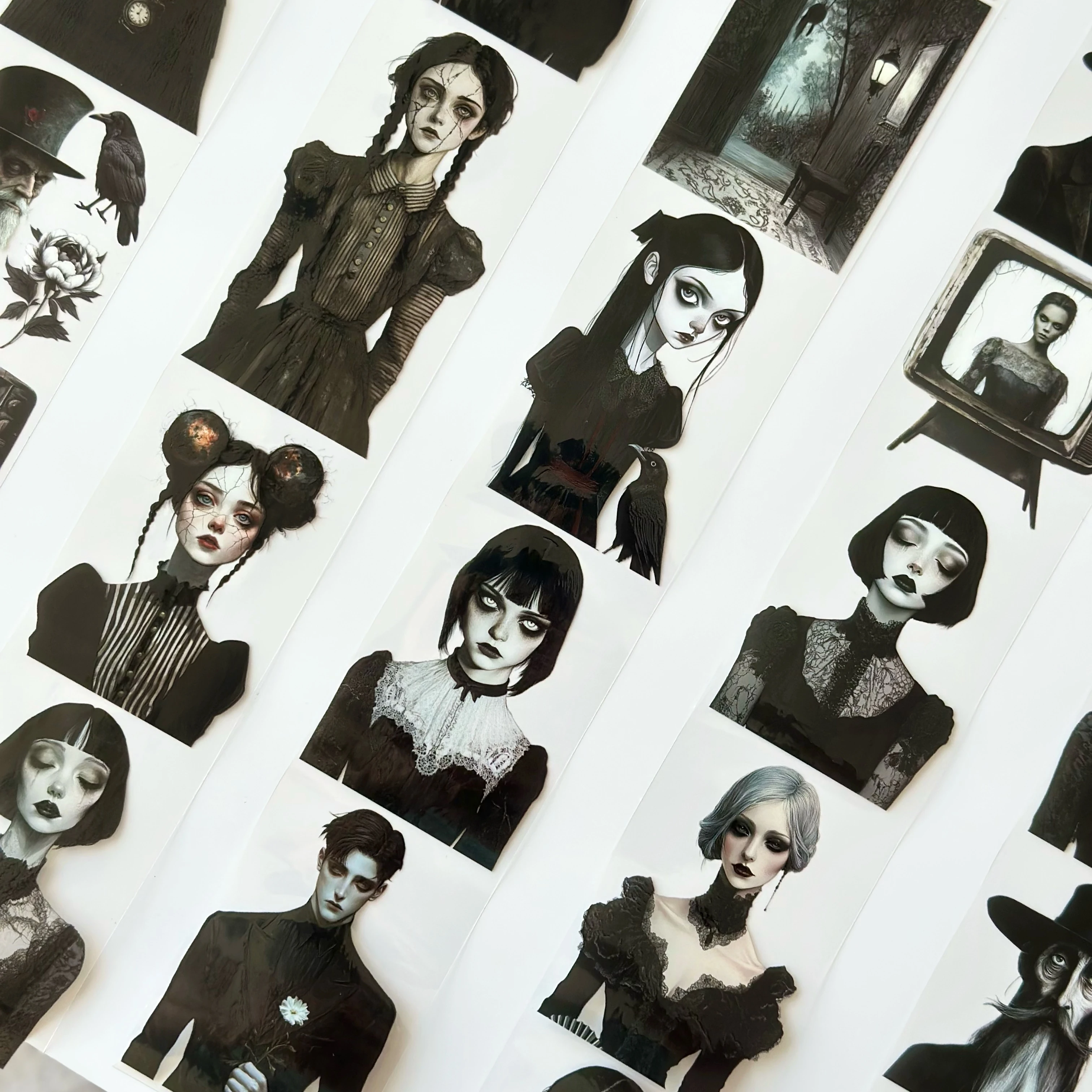 Dark Manor Pet Tape – Gothic Portrait Women, Haunted House Aesthetic, Dark Academia Halloween Tape, Tax Included – SRP164