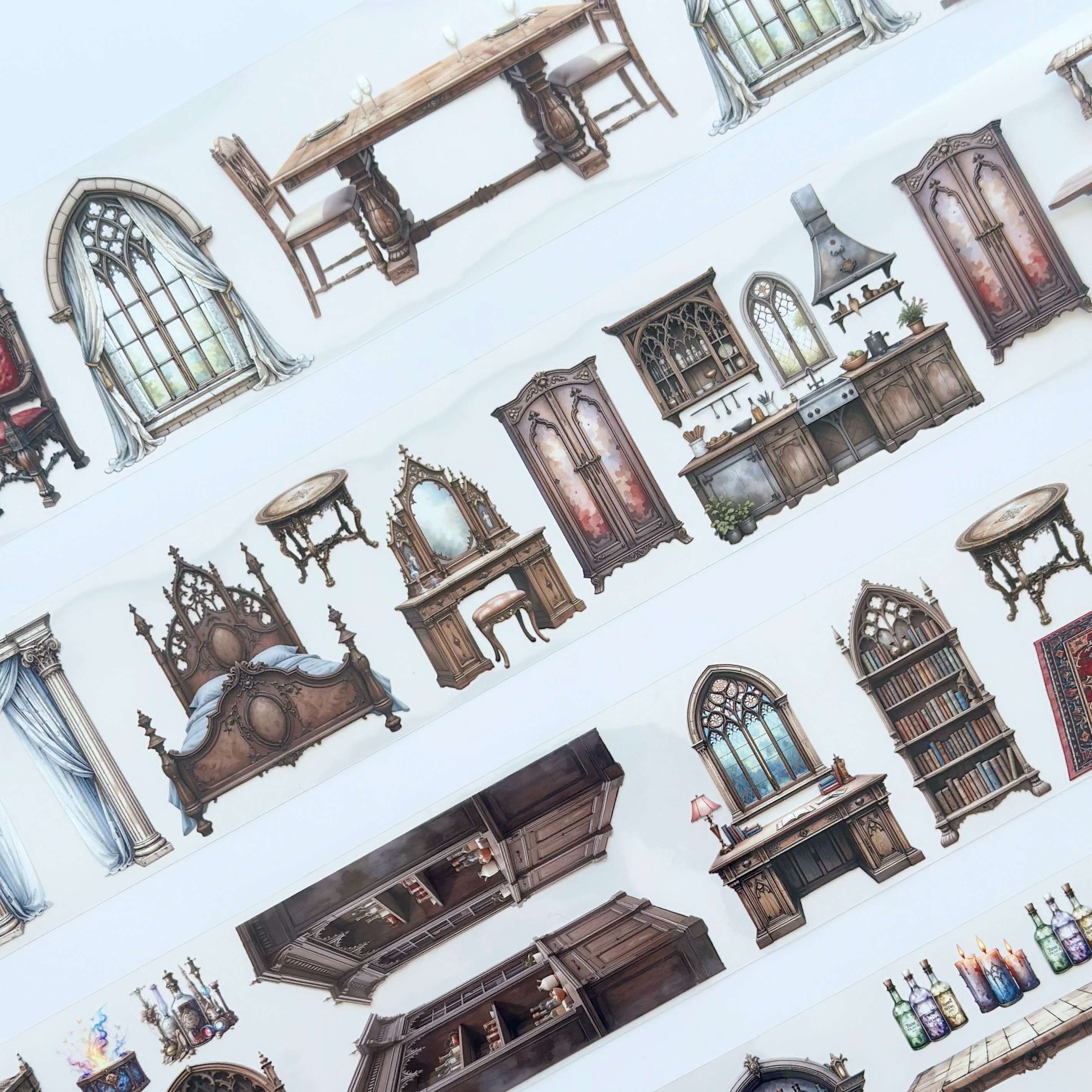 Secrets Under the Rug PET Tape – Scrapbooking, Journaling, Vintage Furniture Decor – Tax Included – SRP158