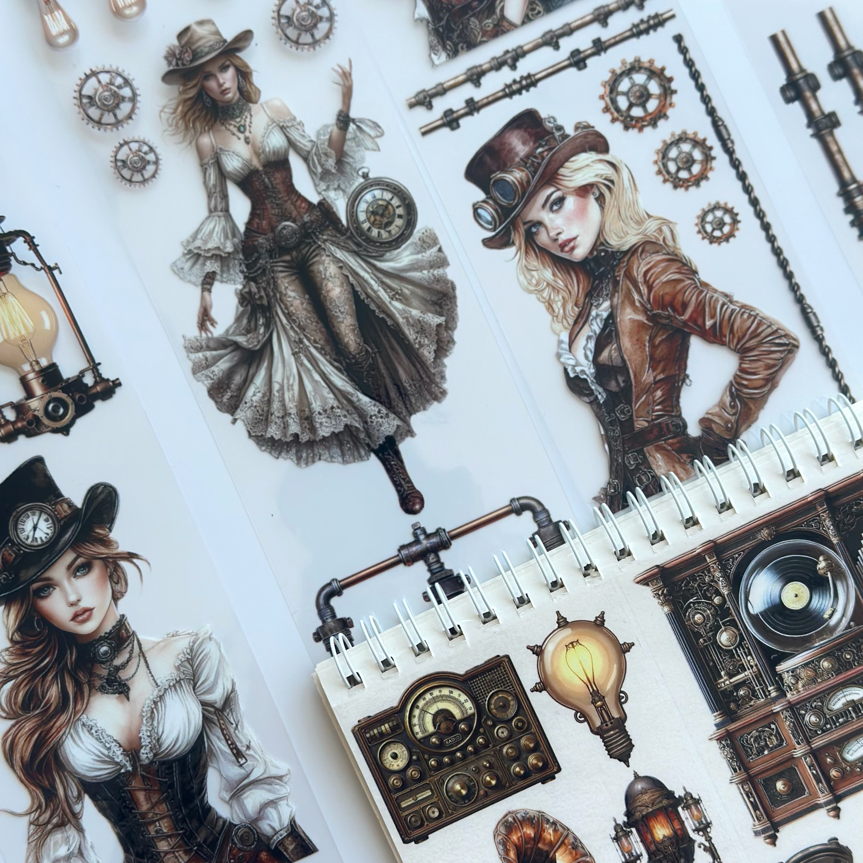 The Secret of Lights PET Tape – Steampunk Scrapbooking, Journaling, Vintage Craft – Tax Included – SRP155