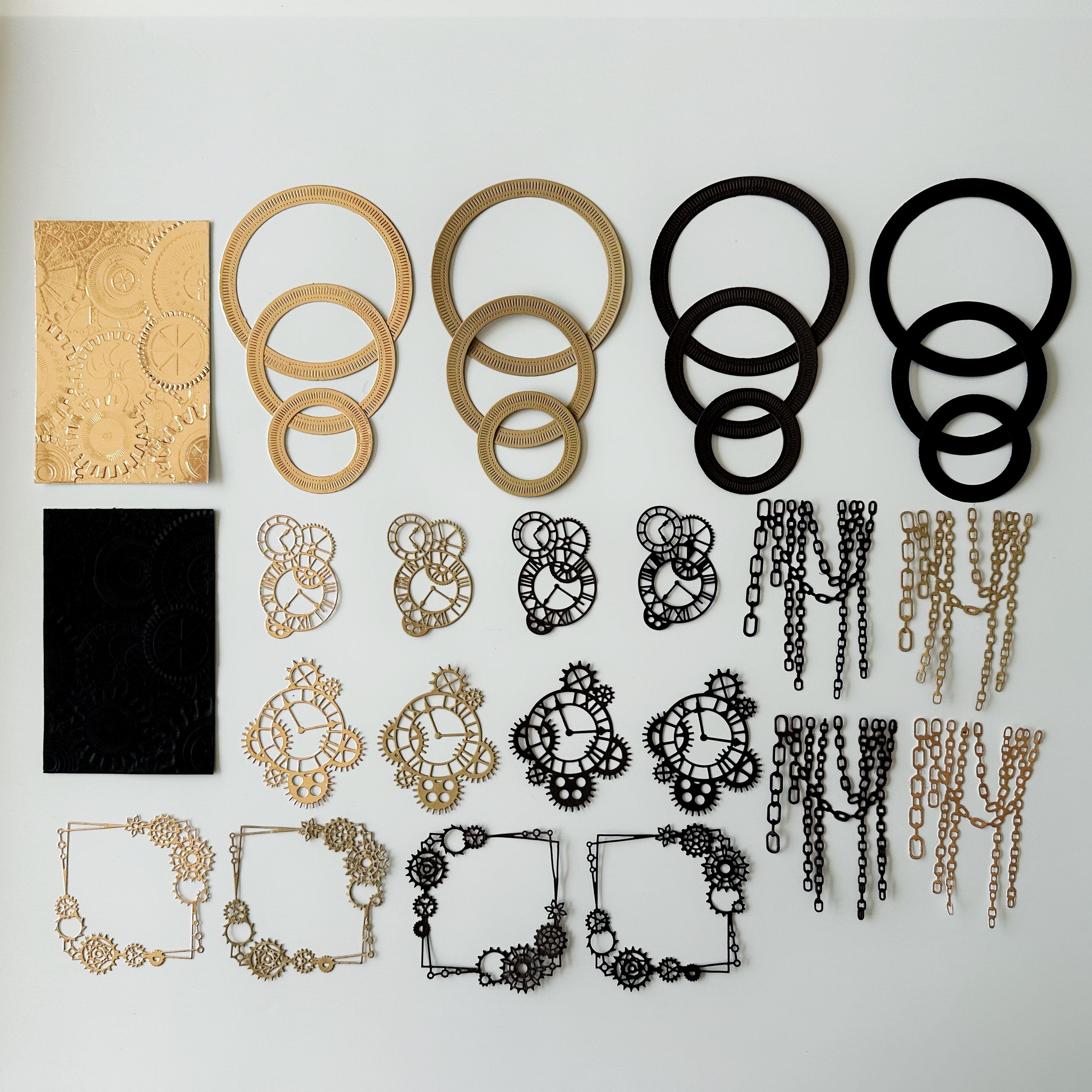 Scrapbook Diy-Cut SteamPunk Set