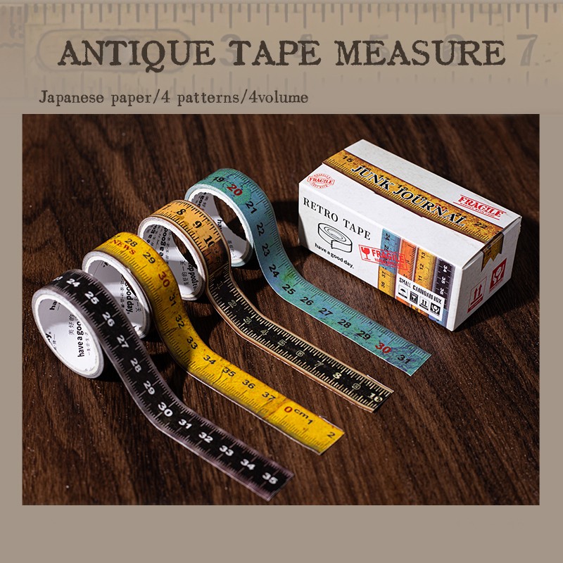 4 Piece Scrapbook Junk Journal Washi Tape Set