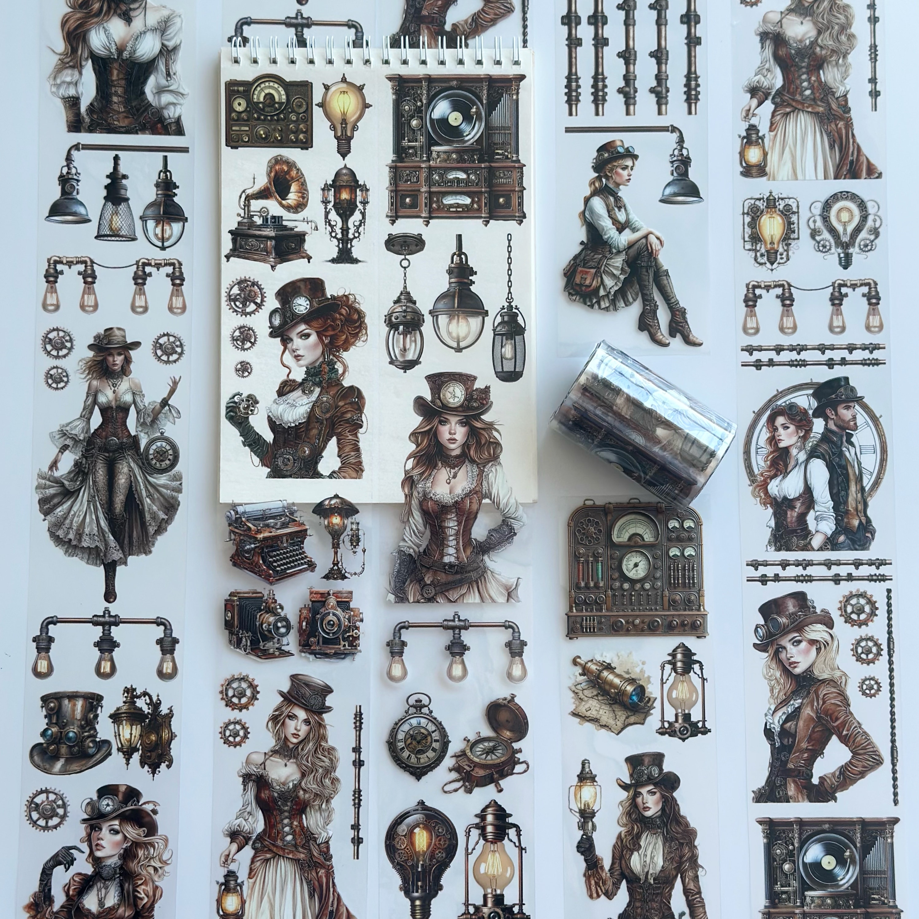 The Secret of Lights PET Tape – Steampunk Scrapbooking, Journaling, Vintage Craft – Tax Included – SRP155