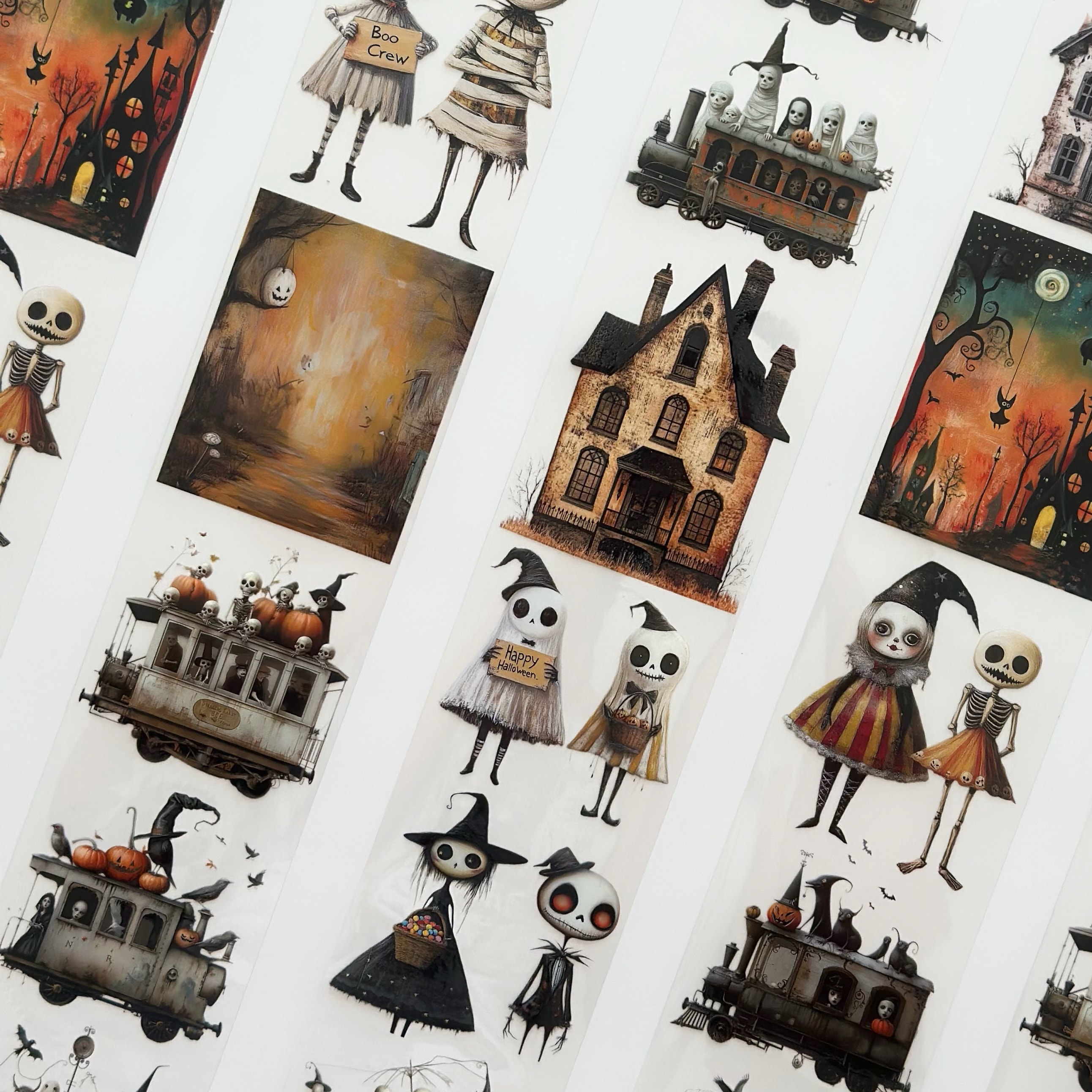 Happy Halloween PET Tape – Scrapbooking, Journaling, Spooky Craft Supplies – Tax Included – SRP150