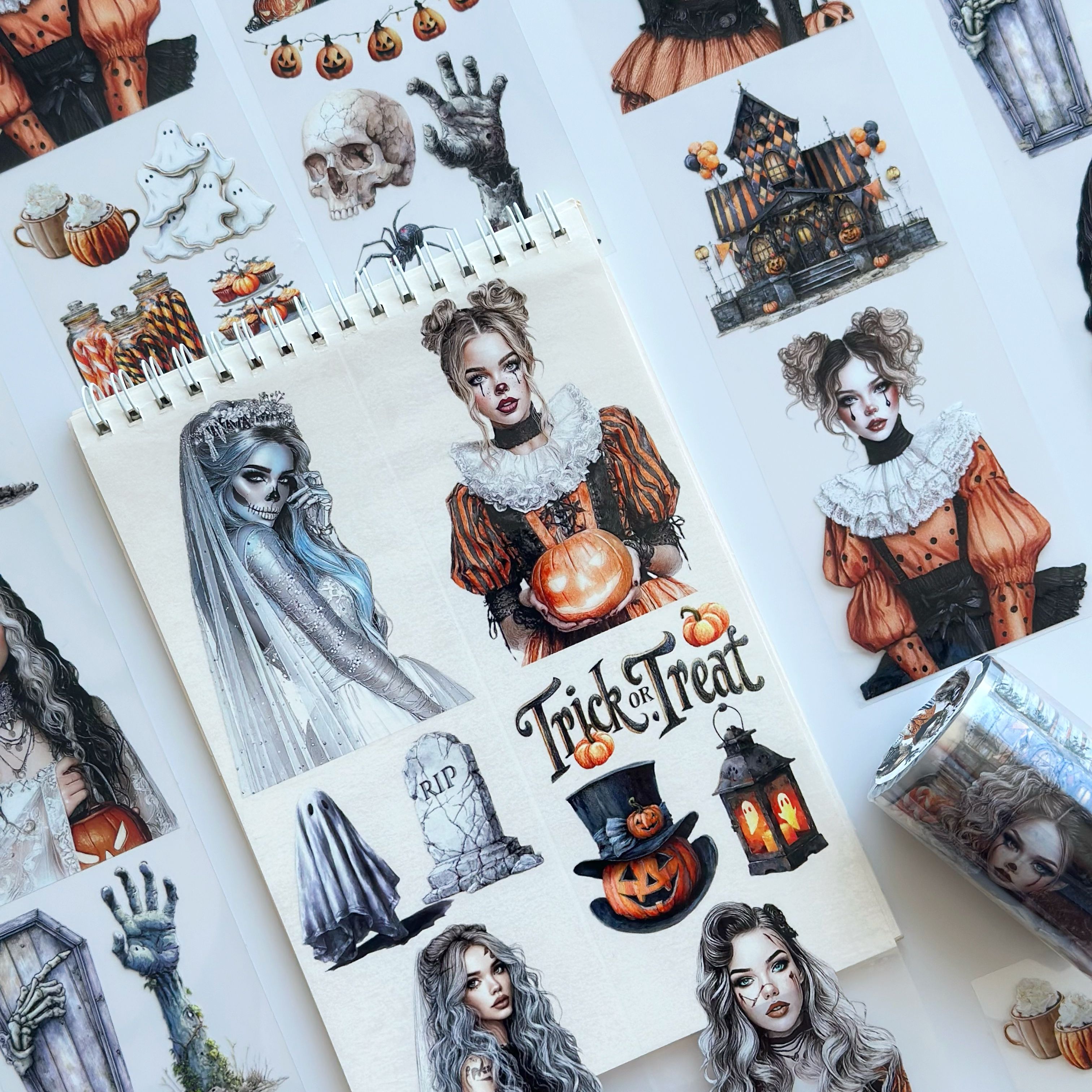 Secret at the Party PET Tape – Halloween Scrapbooking, Journaling, Spooky Craft Supplies – Tax Included – SRP159
