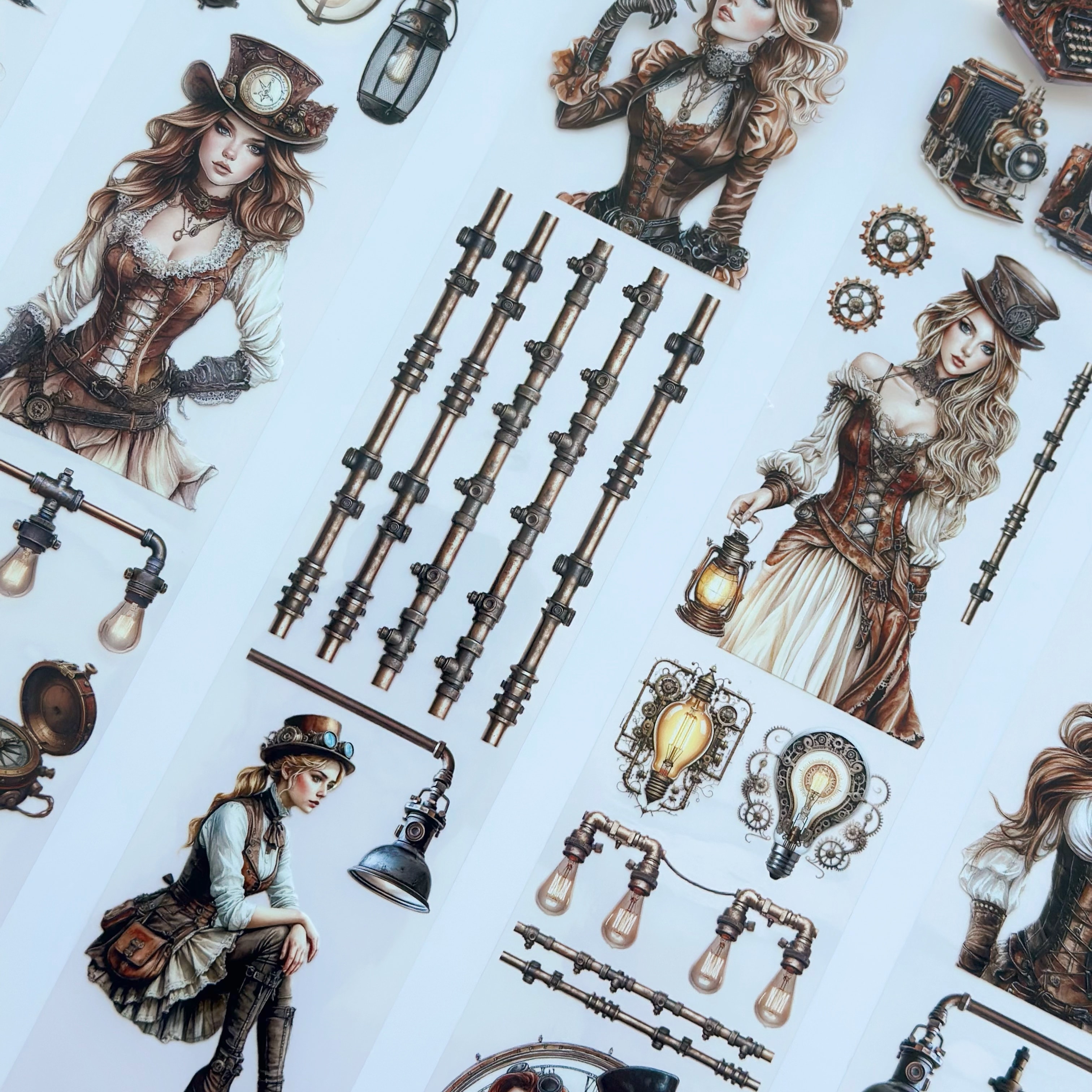 The Secret of Lights PET Tape – Steampunk Scrapbooking, Journaling, Vintage Craft – Tax Included – SRP155