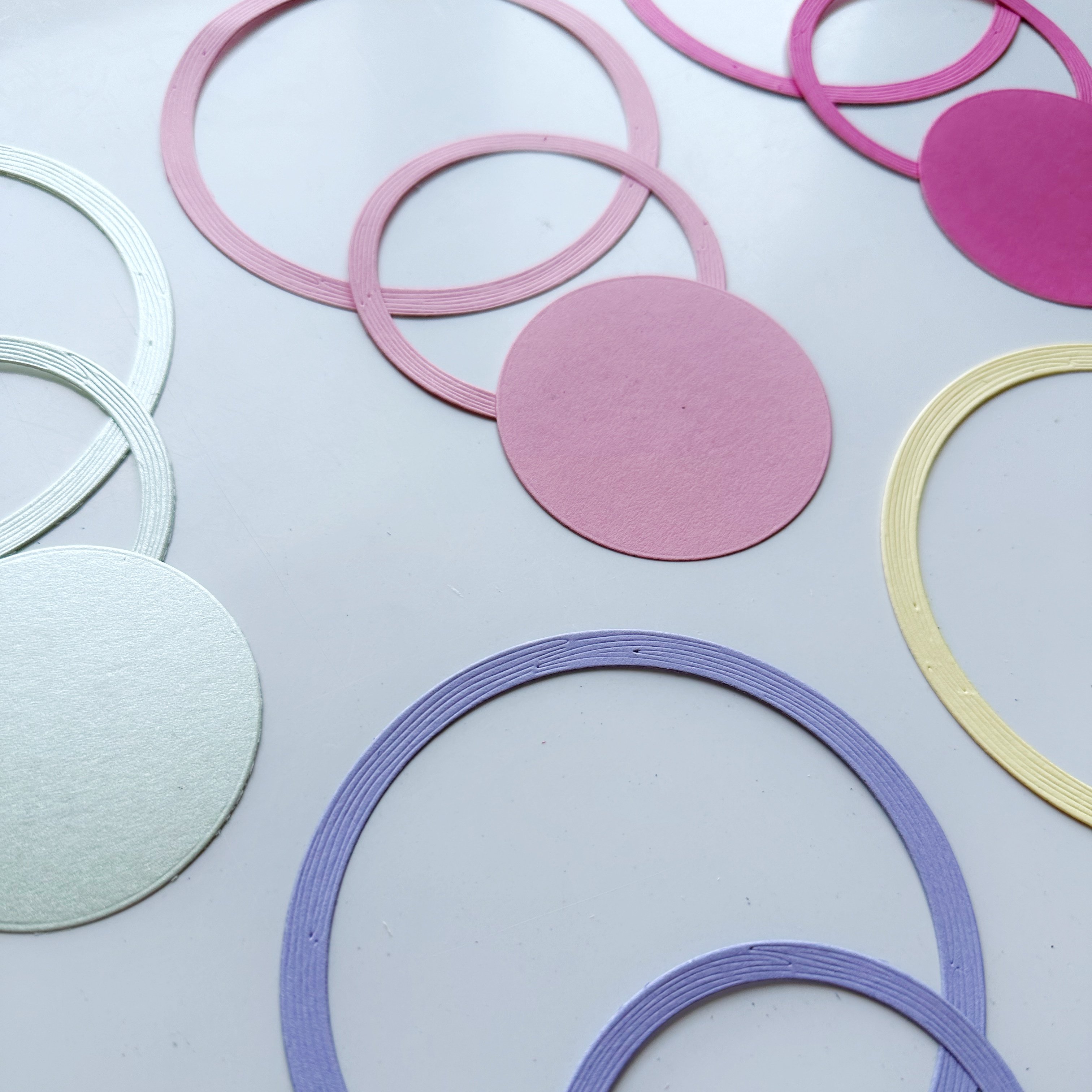 Scrapbook Diy-Cut Multiple Circle set