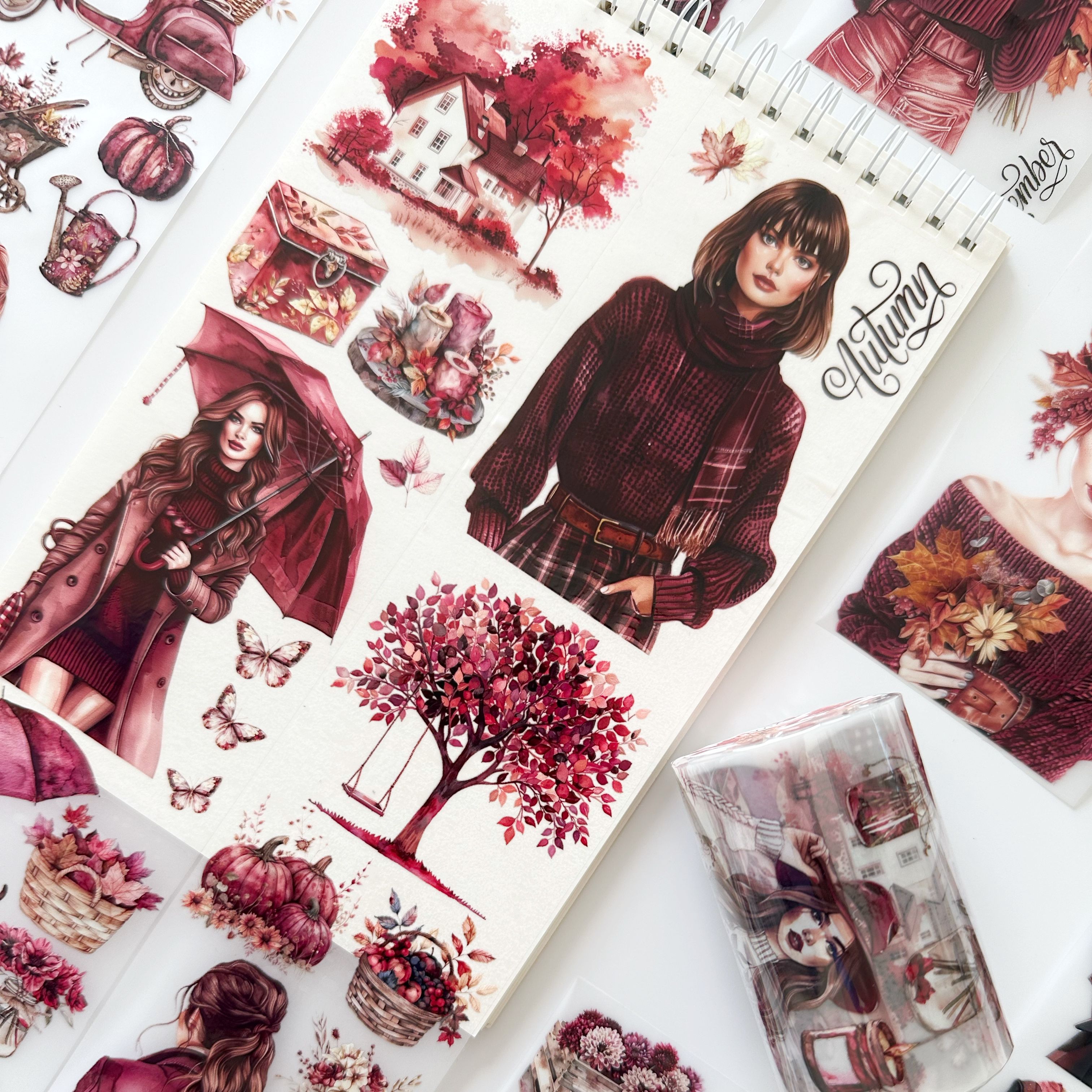 Scrapbook Ruby Autumn -Matte Oil Tape