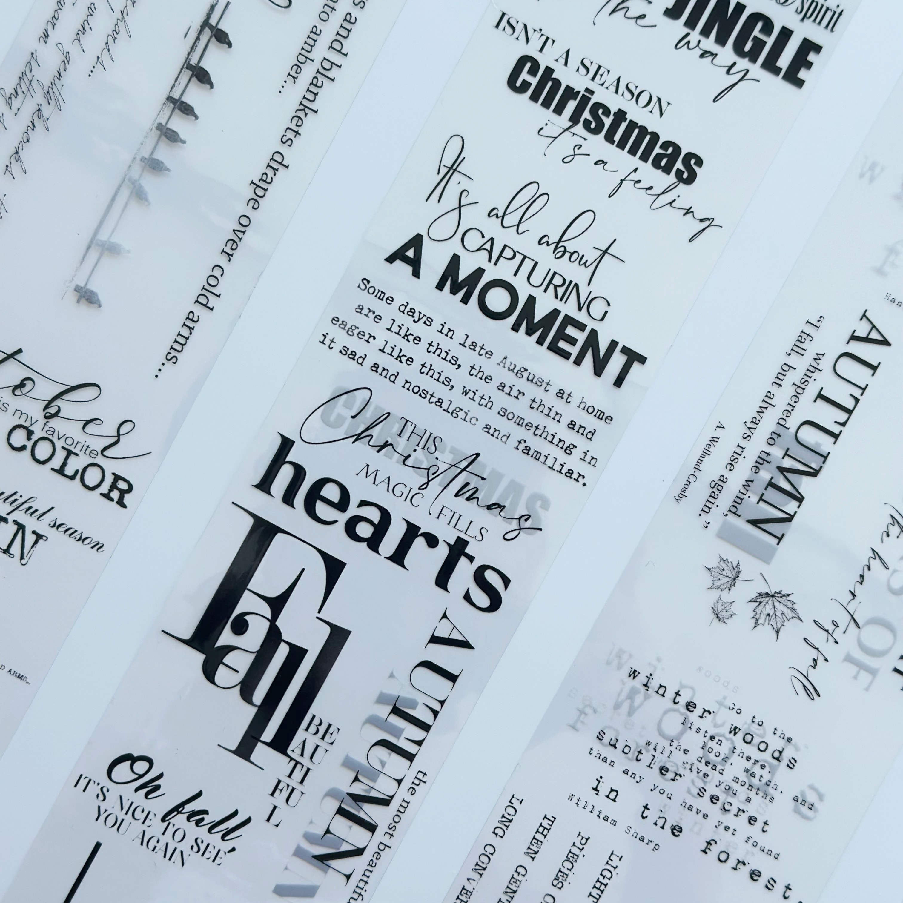 Unsent Notes PET Tape – Scrapbooking, Journaling, Quote Decorative Tape – Tax Included – SRP157