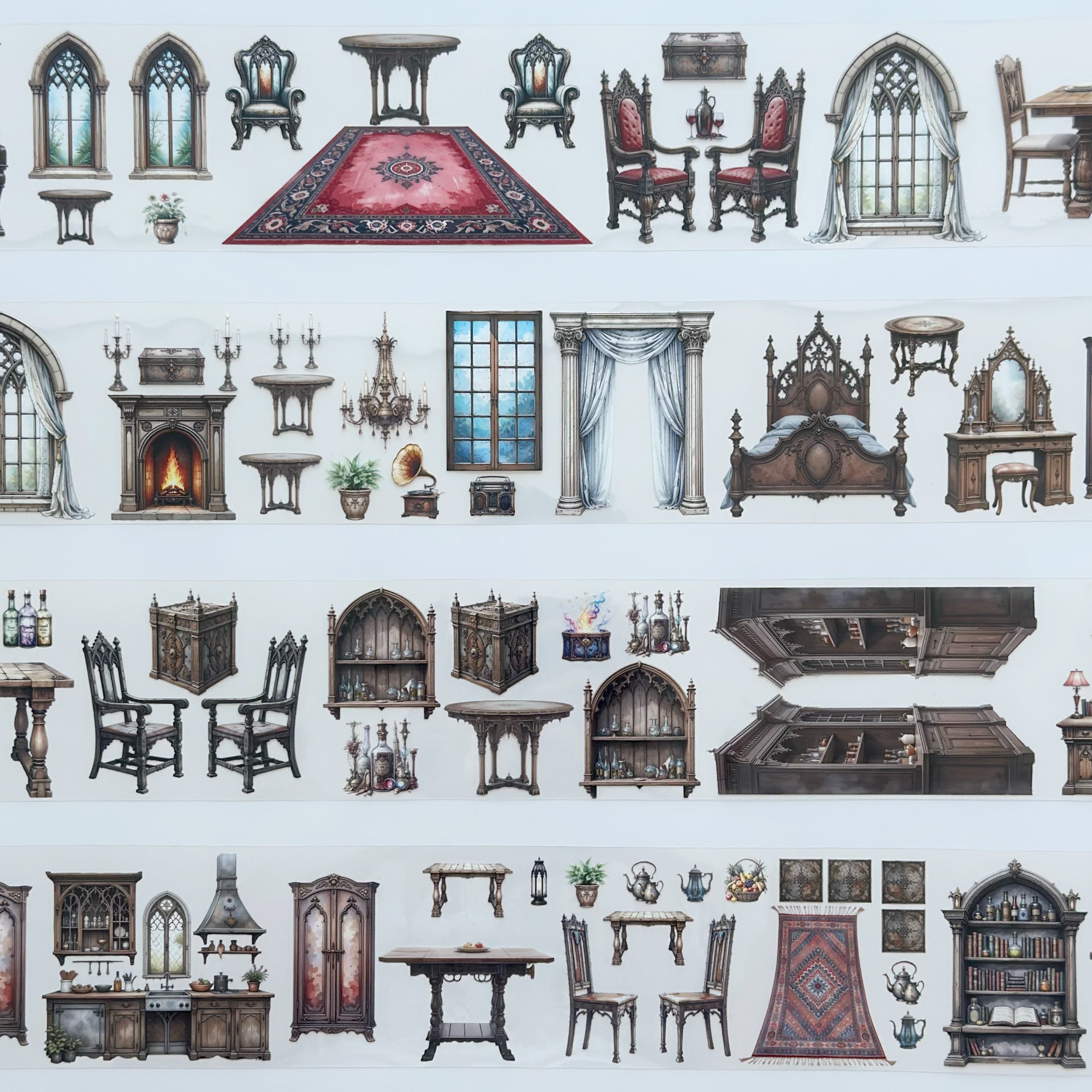 Secrets Under the Rug PET Tape – Scrapbooking, Journaling, Vintage Furniture Decor – Tax Included – SRP158