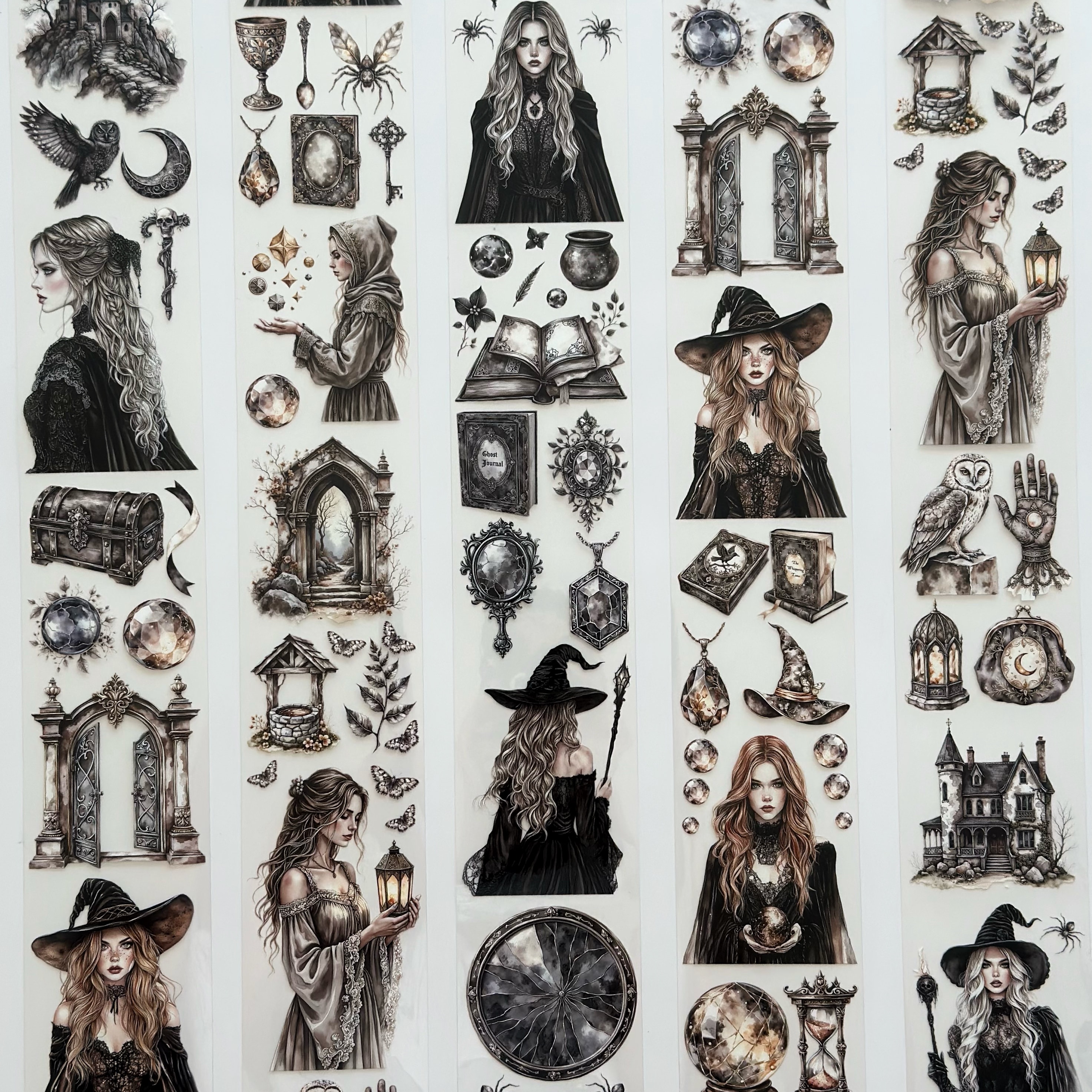 Origin Witches PET Tape – Gothic Scrapbooking, Witchy Journaling, Halloween Crafts – Tax Included – SRP153