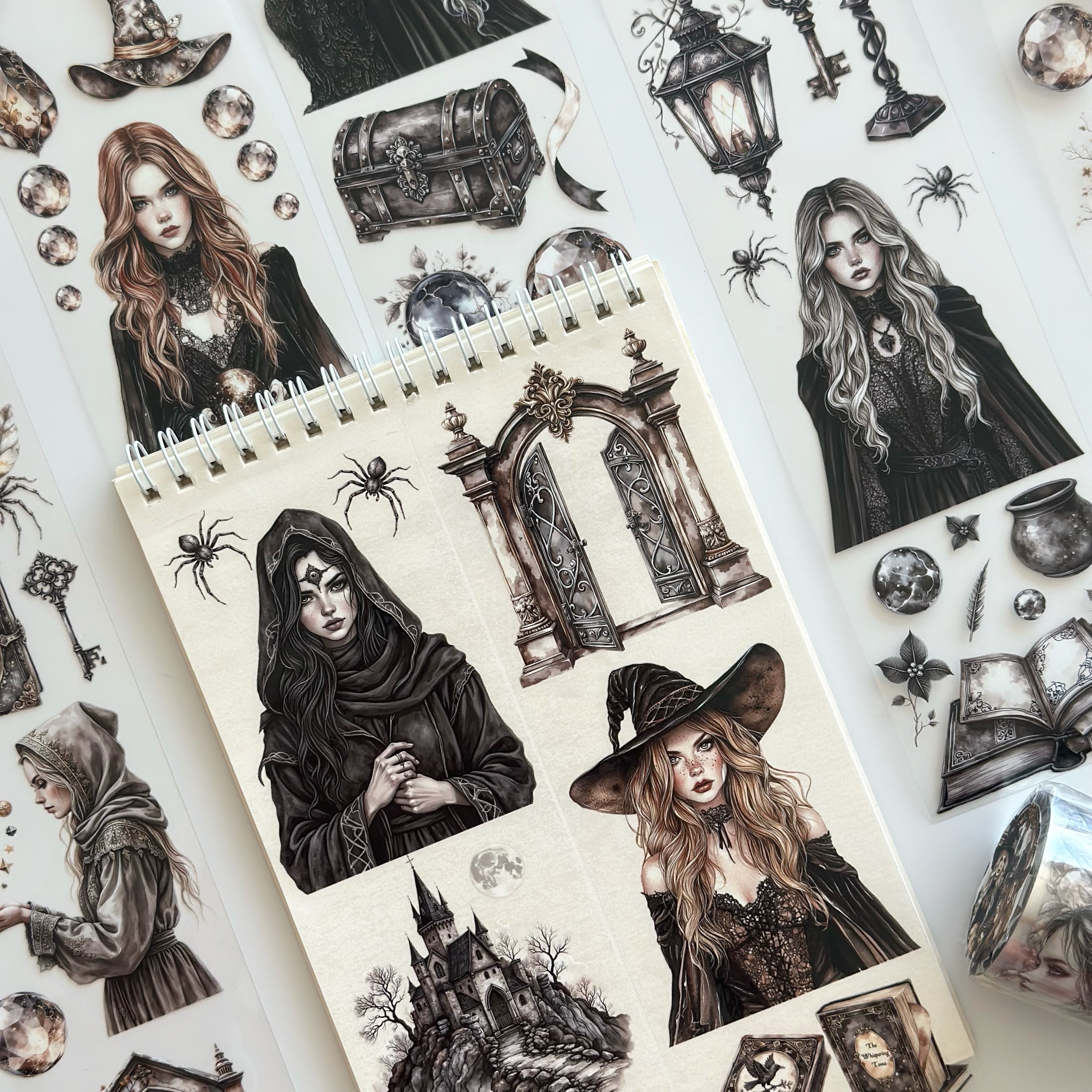 Origin Witches PET Tape – Gothic Scrapbooking, Witchy Journaling, Halloween Crafts – Tax Included – SRP153