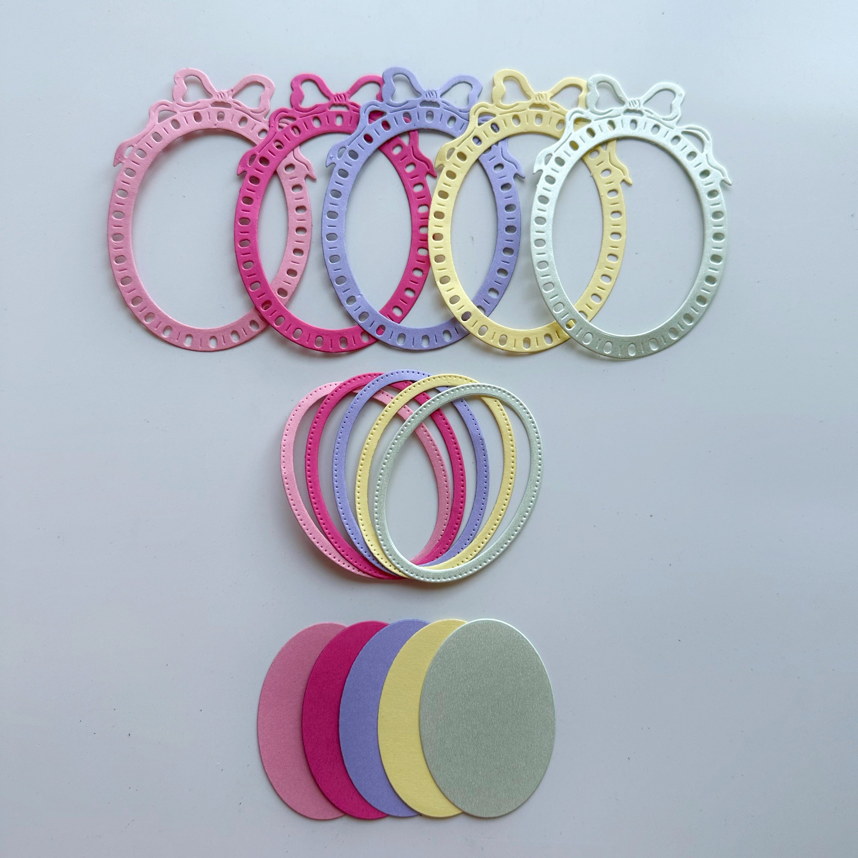 Scrapbook Diy-Cut Multiple Colourful Circle set