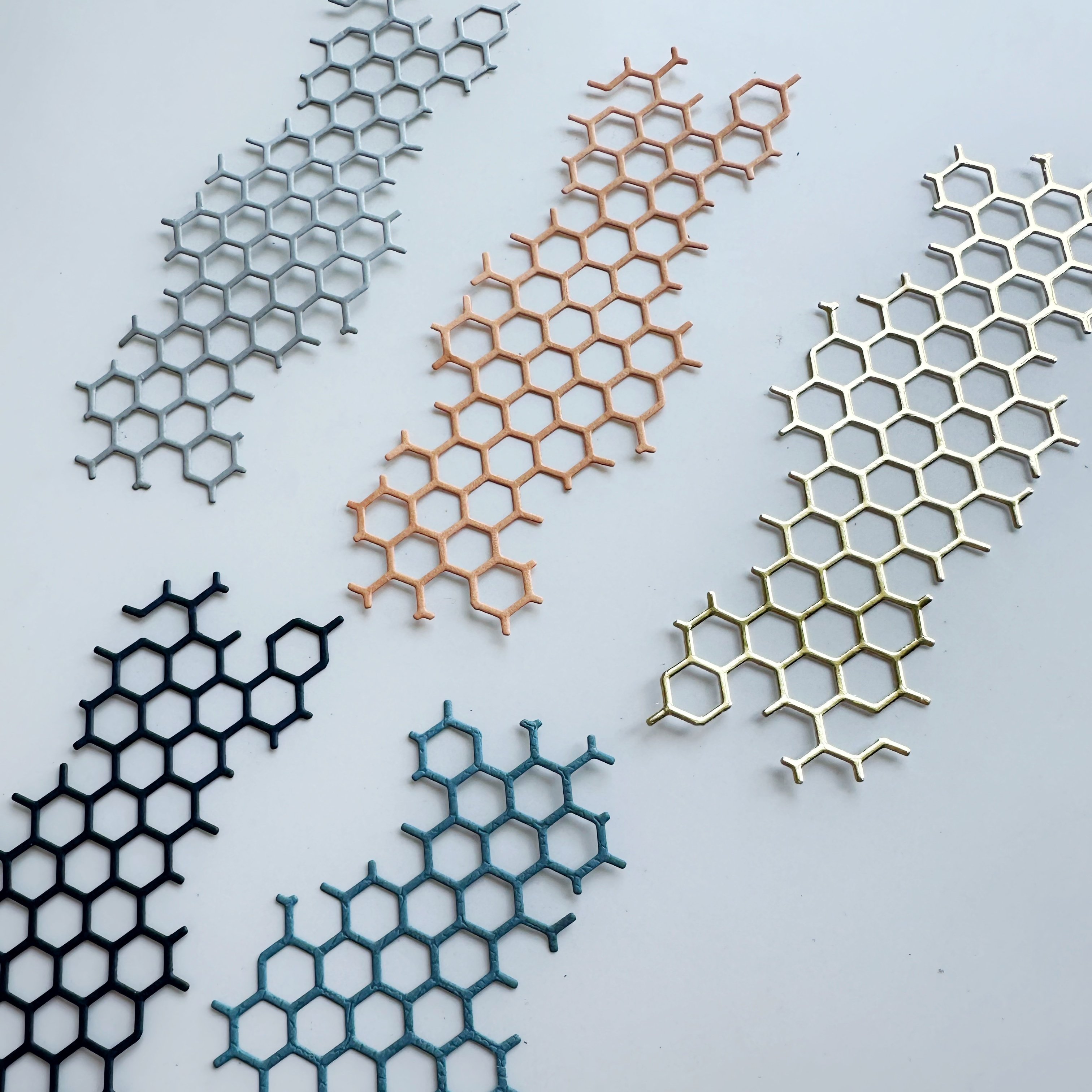 Scrapbook Diy-Cut Multiple Honeycomb set