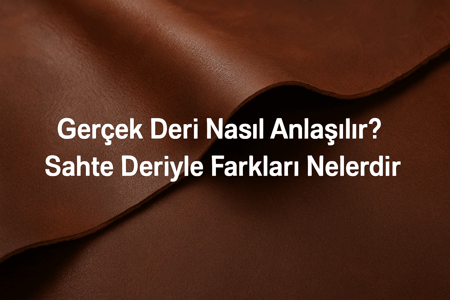 Gerçek Deri Nasıl Anlaşılır? Sahte Deriyle Farkları Nelerdir?