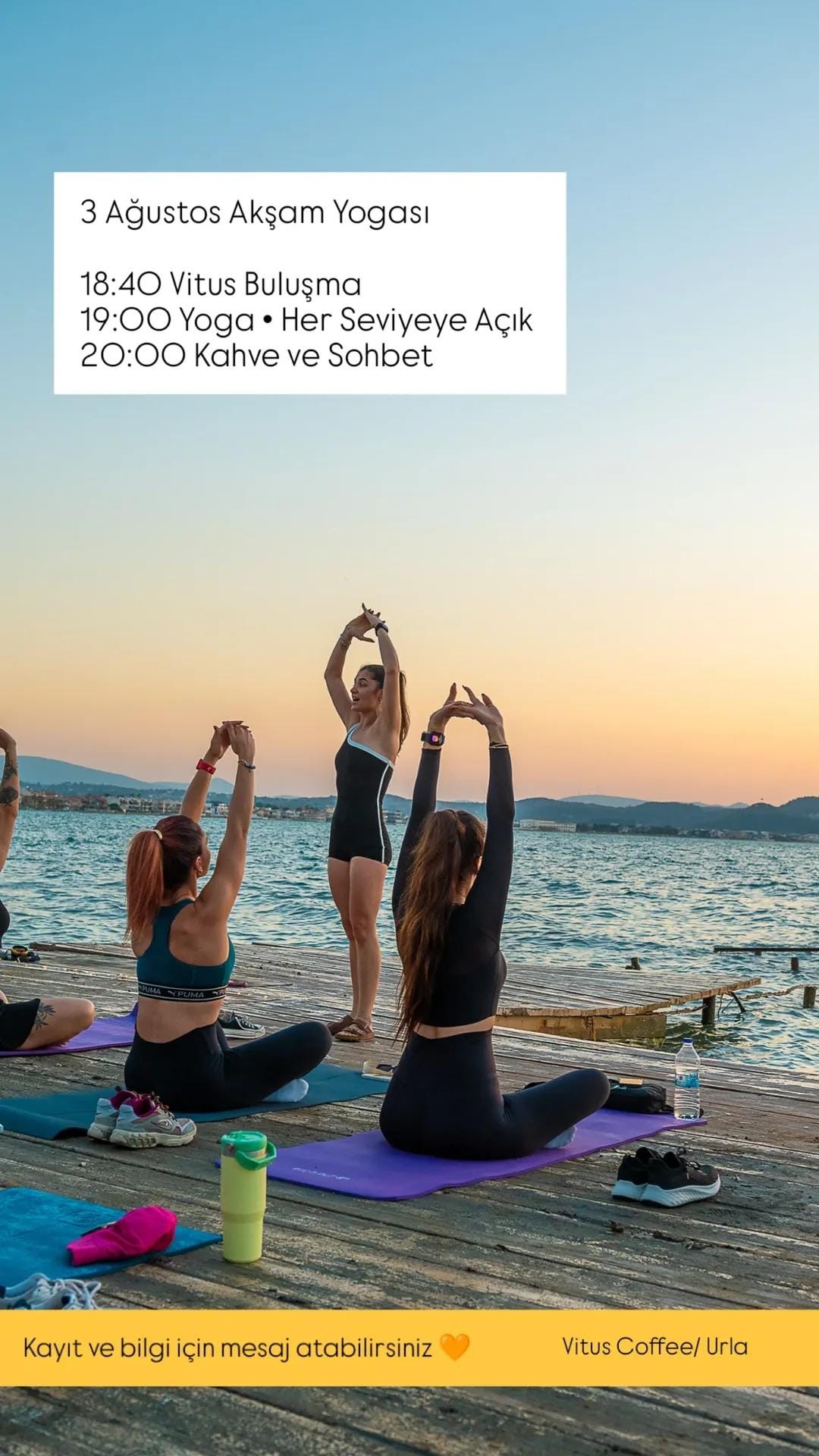 3 Ağustos Pazar Yoga Etkinlik Bileti