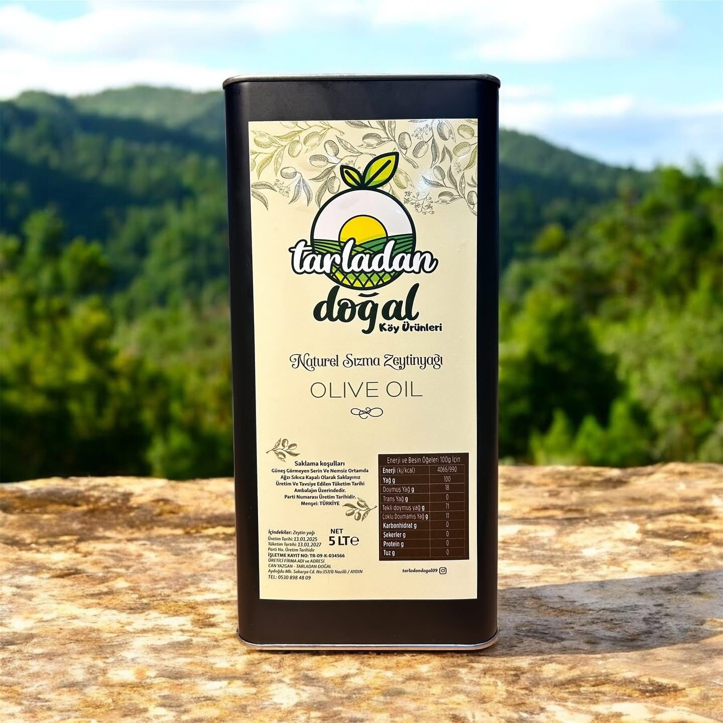 Natural Sızma Zeytinyağı (5 Litre)