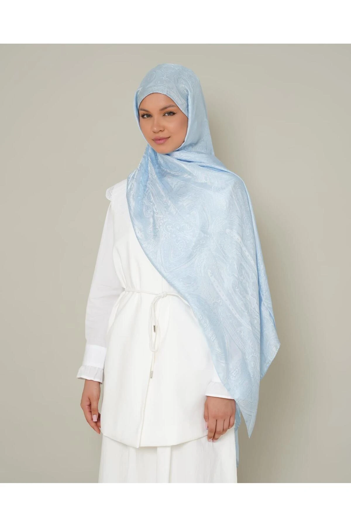 İpek Floş Jakar Şal