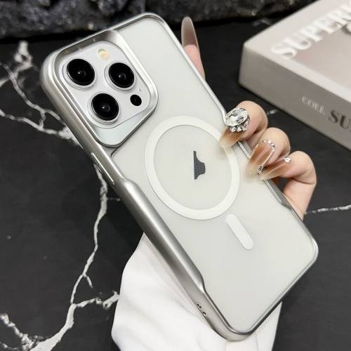 Lux Magsafe Şeffaf Telefon Kılıfı - silver