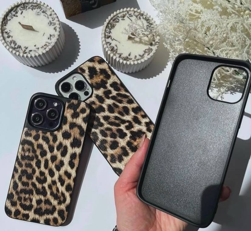 Leopar Mat Telefon Kılıfı
