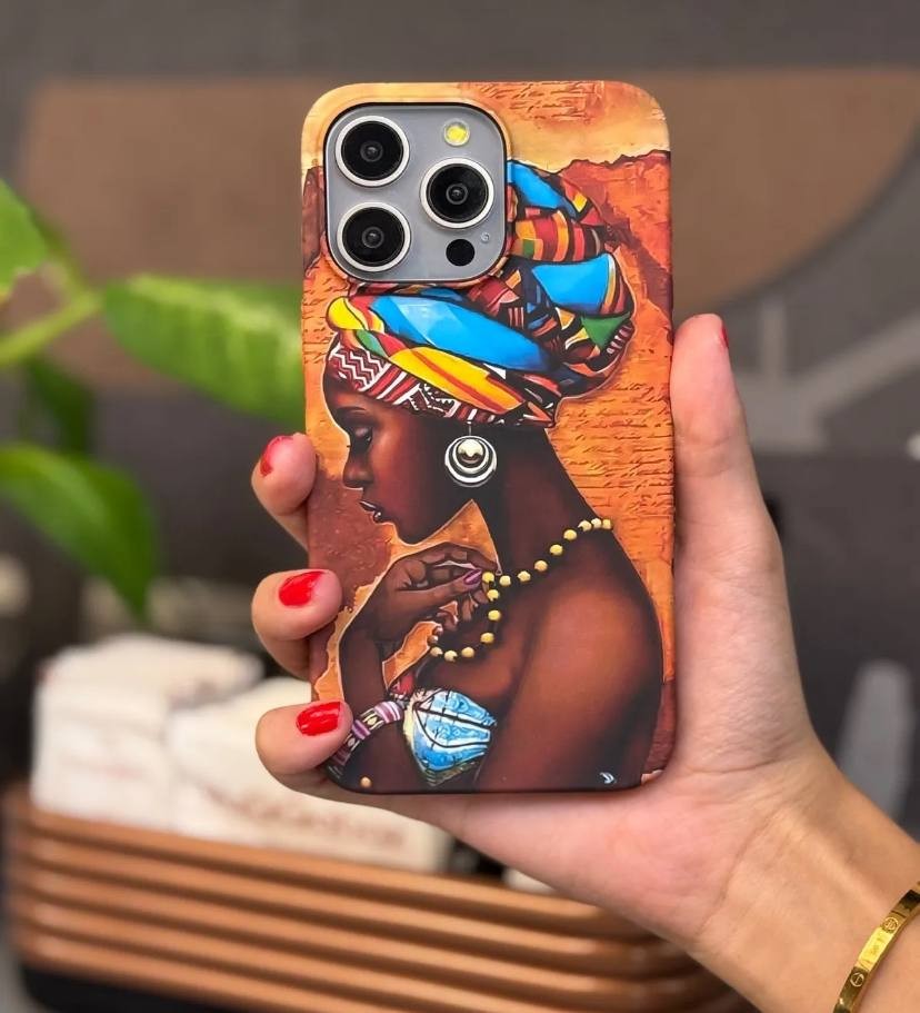 Fiber Carbon African Telefon Kılıfı