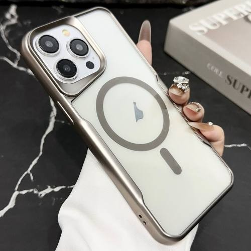 Lux Magsafe Şeffaf Telefon Kılıfı - Titanyum gri