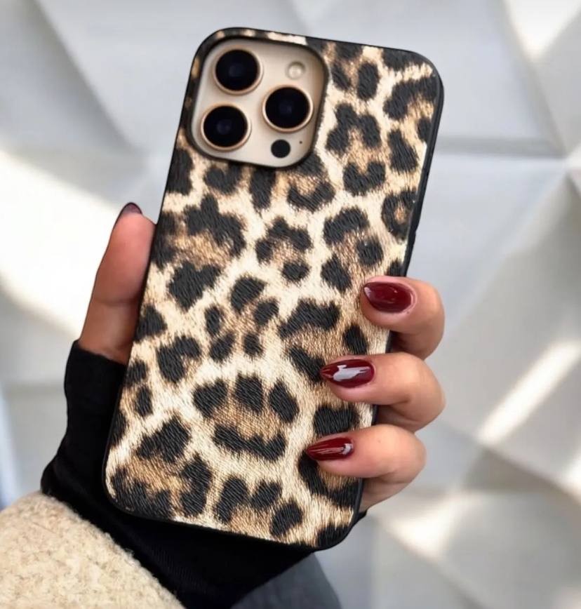 Leopar Mat Telefon Kılıfı