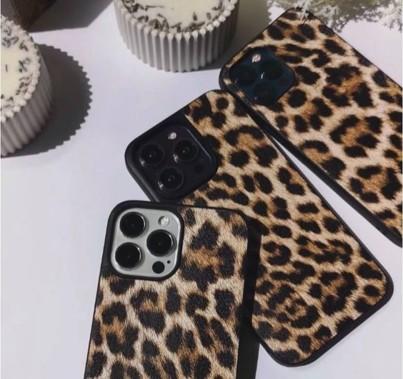 Leopar Mat Telefon Kılıfı