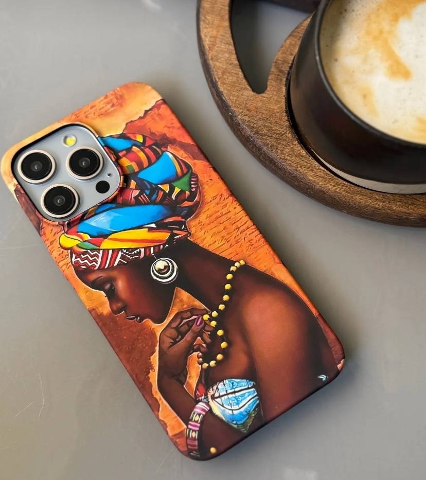 Fiber Carbon African Telefon Kılıfı