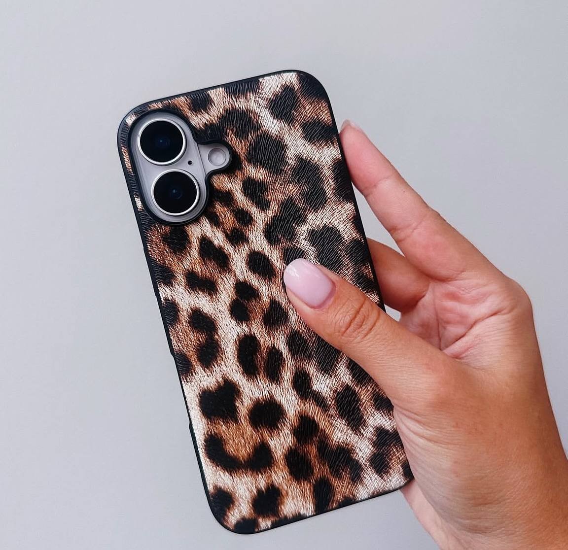 Leopar Mat Telefon Kılıfı