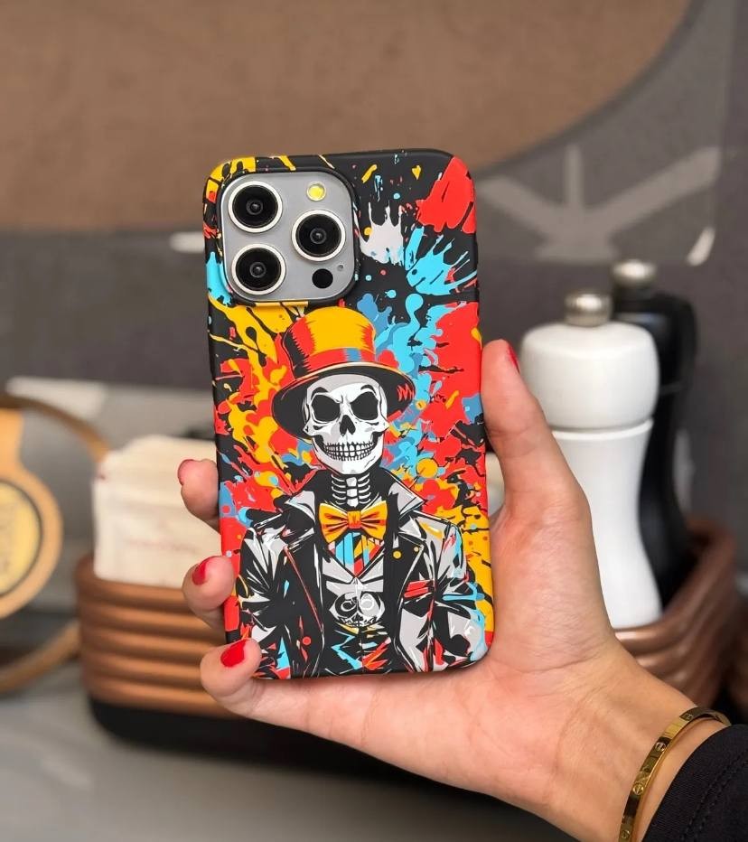 Fiber Carbon İskelet Telefon Kılıfı
