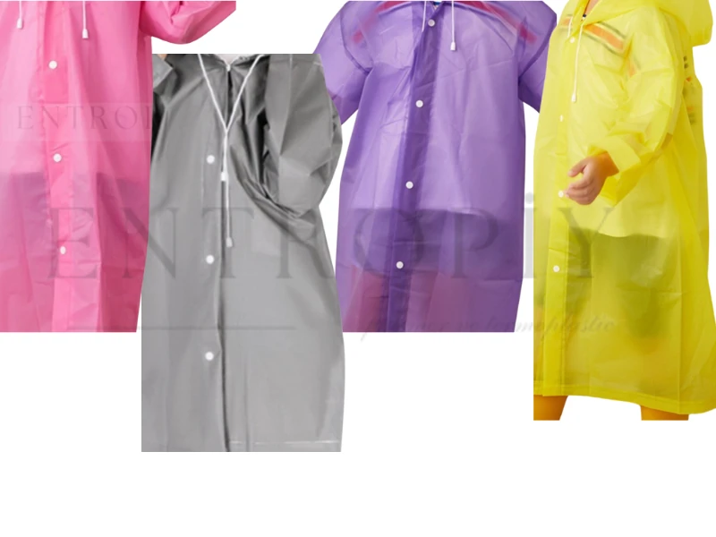 Çocuk Yağmurluk Taşınabilir Su Geçirmez  – Katlanabilir, Okul Etkinlik Gösteri Seyahat İçin 