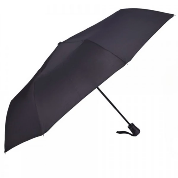 Tam Otomatik Kadın Erkek Yağmur Şemsiyesi Siyah Kılıflı Alüminyum Destek  Ekonomik Ürün 