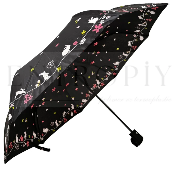 ROTA Kadın Erkek  Yağmur Şemsiyesi 1.Kalite Fiber İskelet Toptan 