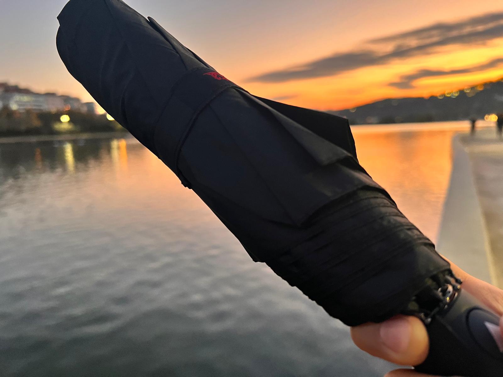 ROTA - Erkek Otomatik Şemsiye – Kılıflı, Fiber Telli, Rüzgar Geçirmez, Su İtici Kaliteli Kumaş, Hafif ve Dayanıklı Yağmur Şemsiyesi