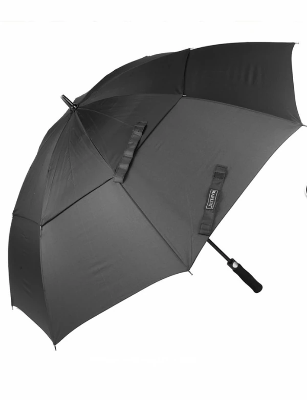 Protokol  Yağmur Şemsiyesi  Kadın Erkek - 130 cm Geniş Çap  Çift Katlı Kumaş - Fiber Gövde %100 Su Geçirmez Kumaş - Paslanmaz Gövde