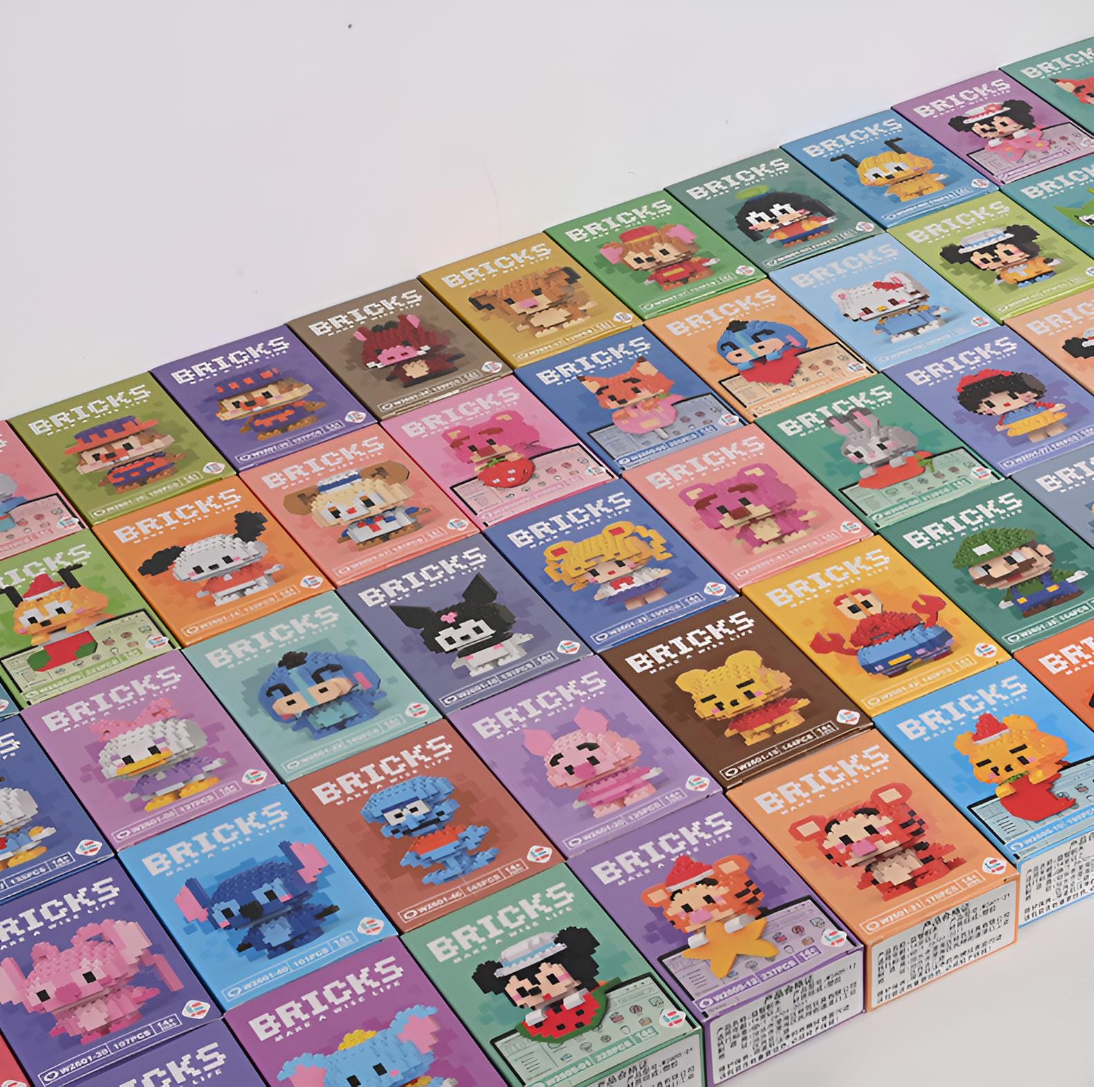 Bricks Gizemli Kutu 3’lü Set – Sürpriz Figürlü Eğlenceli 3D Yapboz Puzzle / Koleksiyon & Hobi Oyuncakları