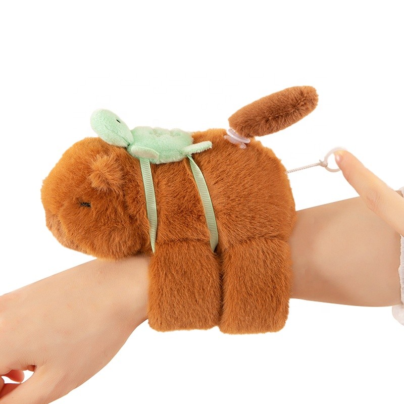 Sevimli Kapibara Peluş / İpi Çek, Kuyruğu Sallasın / İçi Yumuşak / Capybara Oyuncak / Yüksek Kalite