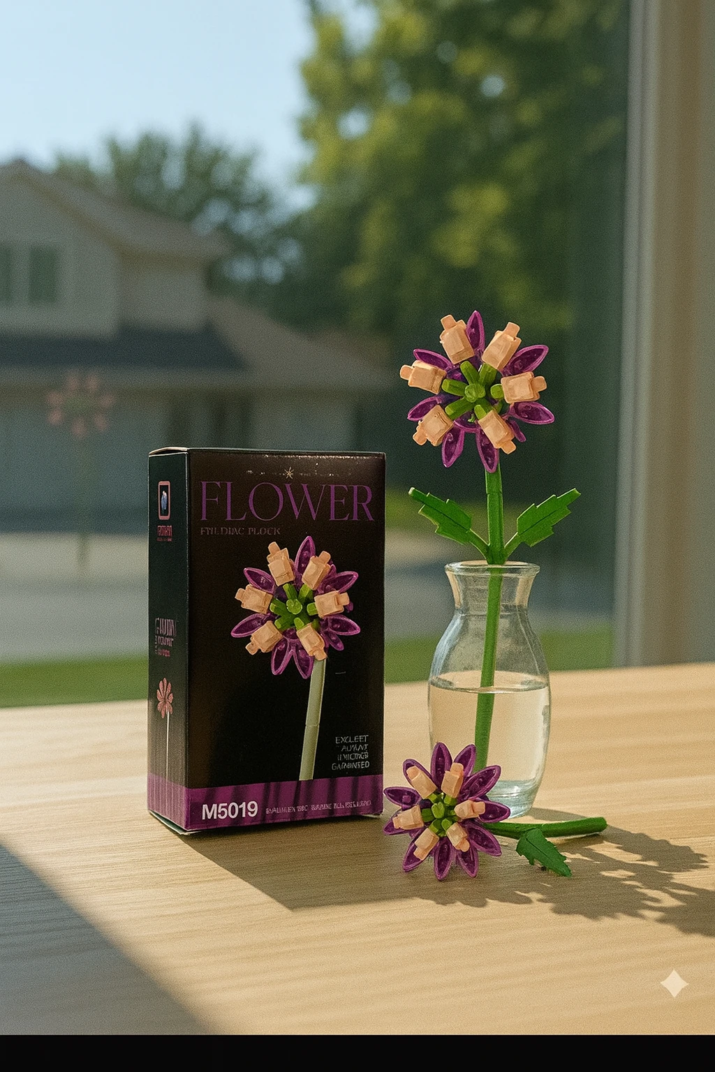 Botanical Mini Çicek Lego Seti - Dekoratif Çiçek Yapım Seti - Dekoratif Ev & Ofis Süsü | Hediyelik