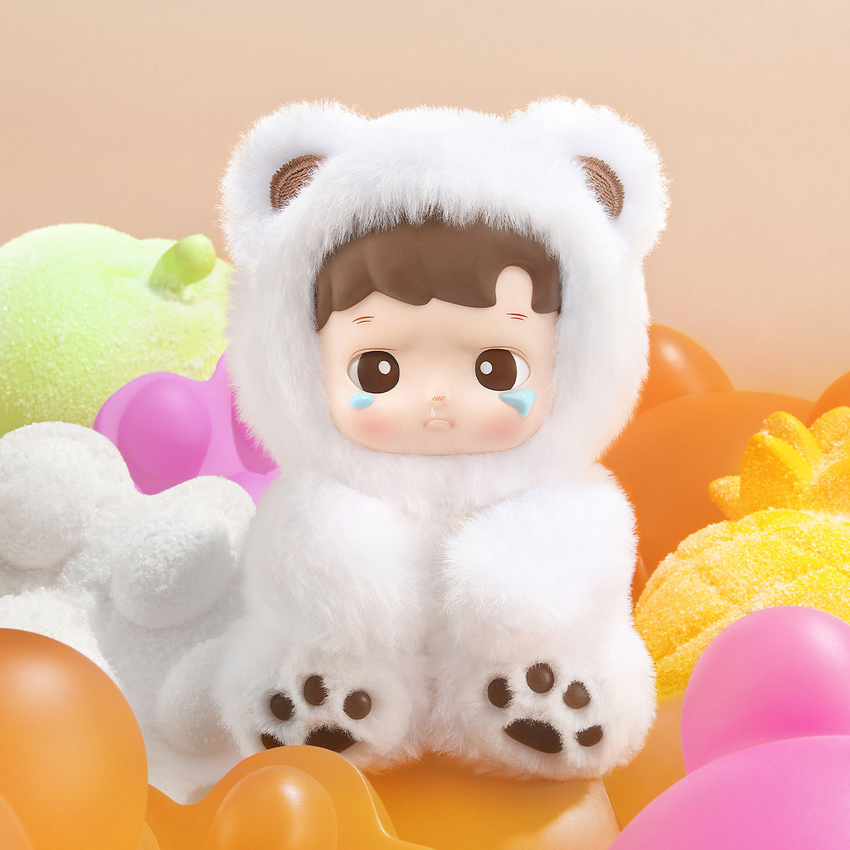 "HACIPUPU – Gummy Bear Serisi | Büyük Koleksiyon | Vinil Peluş Anahtarlık | Tekli Sürpriz Kutu"