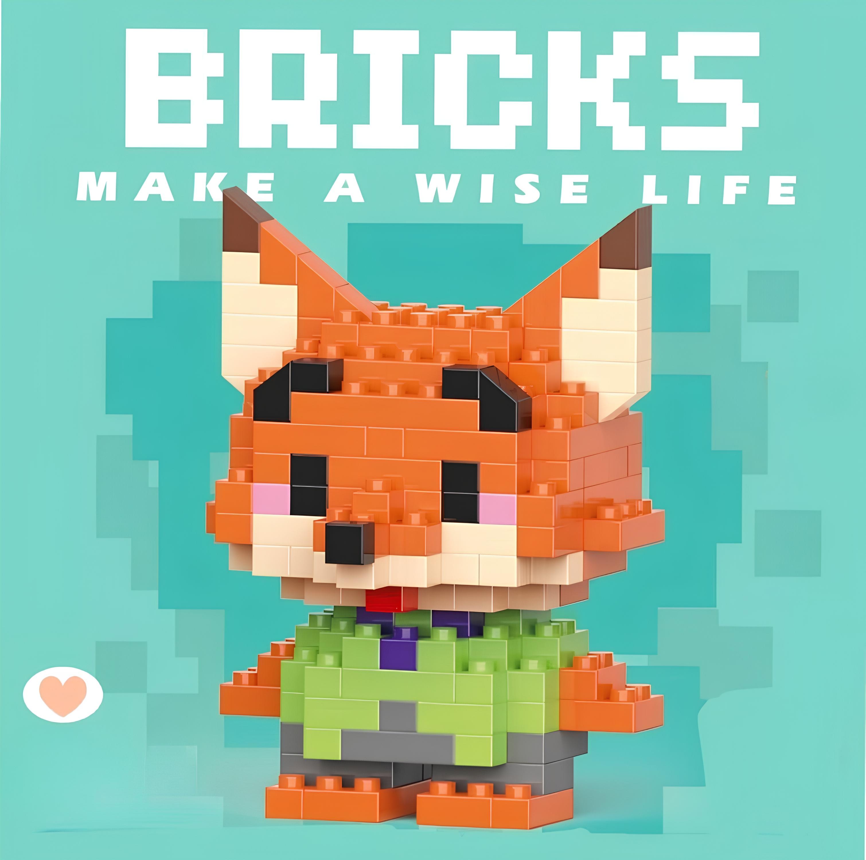 Nick Wilde Mini Bricks