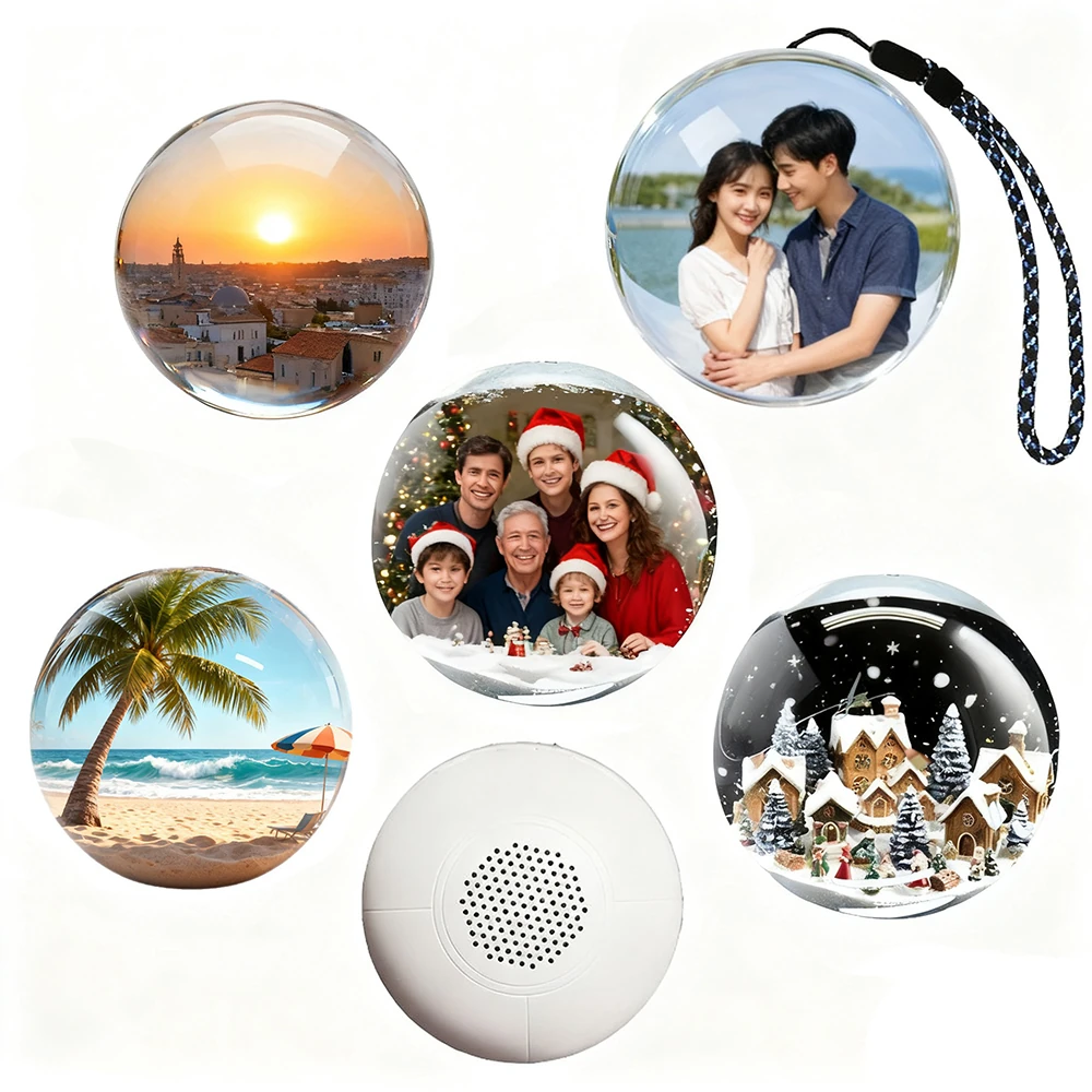 Kişiye Özel Fotoğraflı & Videolu Anı Küresi – Hızlı Özelleştirme, Mükemmel Hediyelik Tasarım