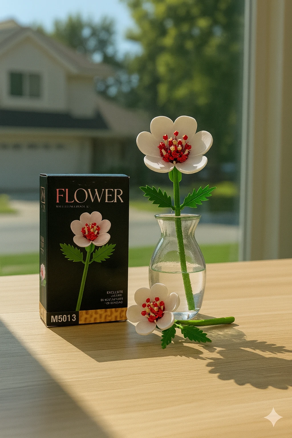 Botanical Mini Çicek Lego Seti - Dekoratif Çiçek Yapım Seti - Dekoratif Ev & Ofis Süsü | Hediyelik