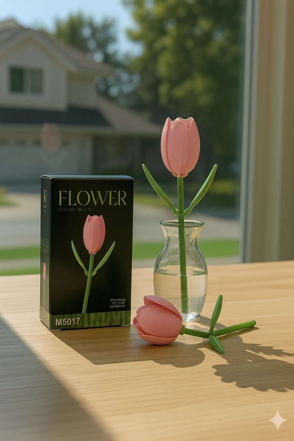 Botanical Mini Çicek Lego Seti - Dekoratif Çiçek Yapım Seti - Dekoratif Ev & Ofis Süsü | Hediyelik