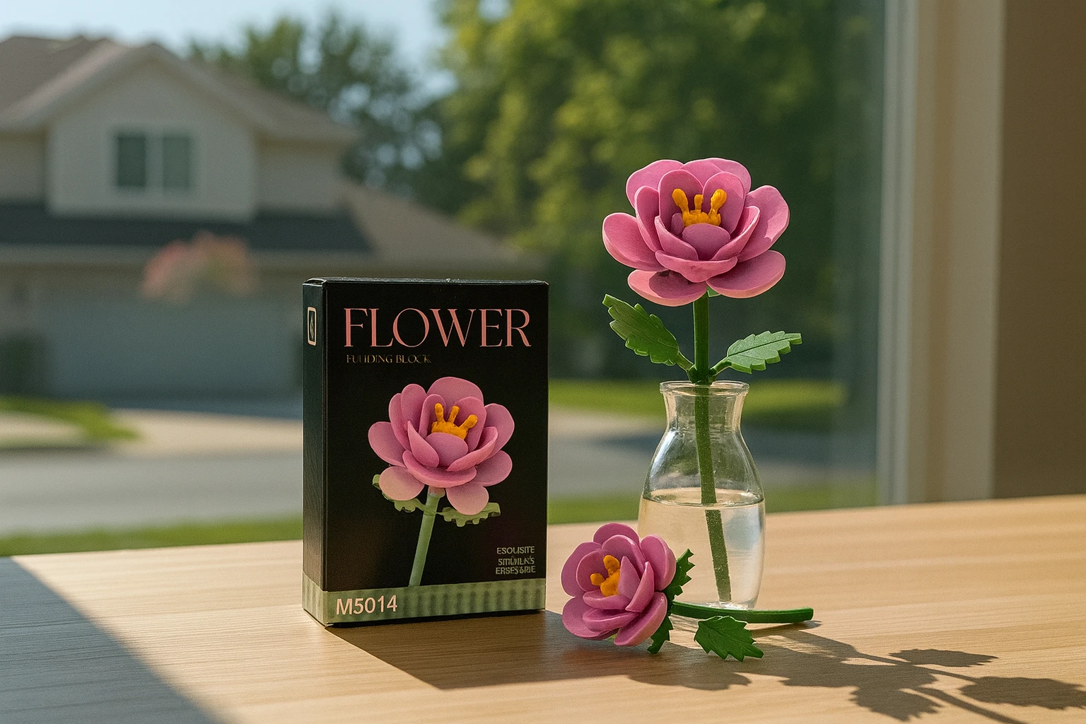 Botanical Mini Çicek Lego Seti - Dekoratif Çiçek Yapım Seti - Dekoratif Ev & Ofis Süsü | Hediyelik