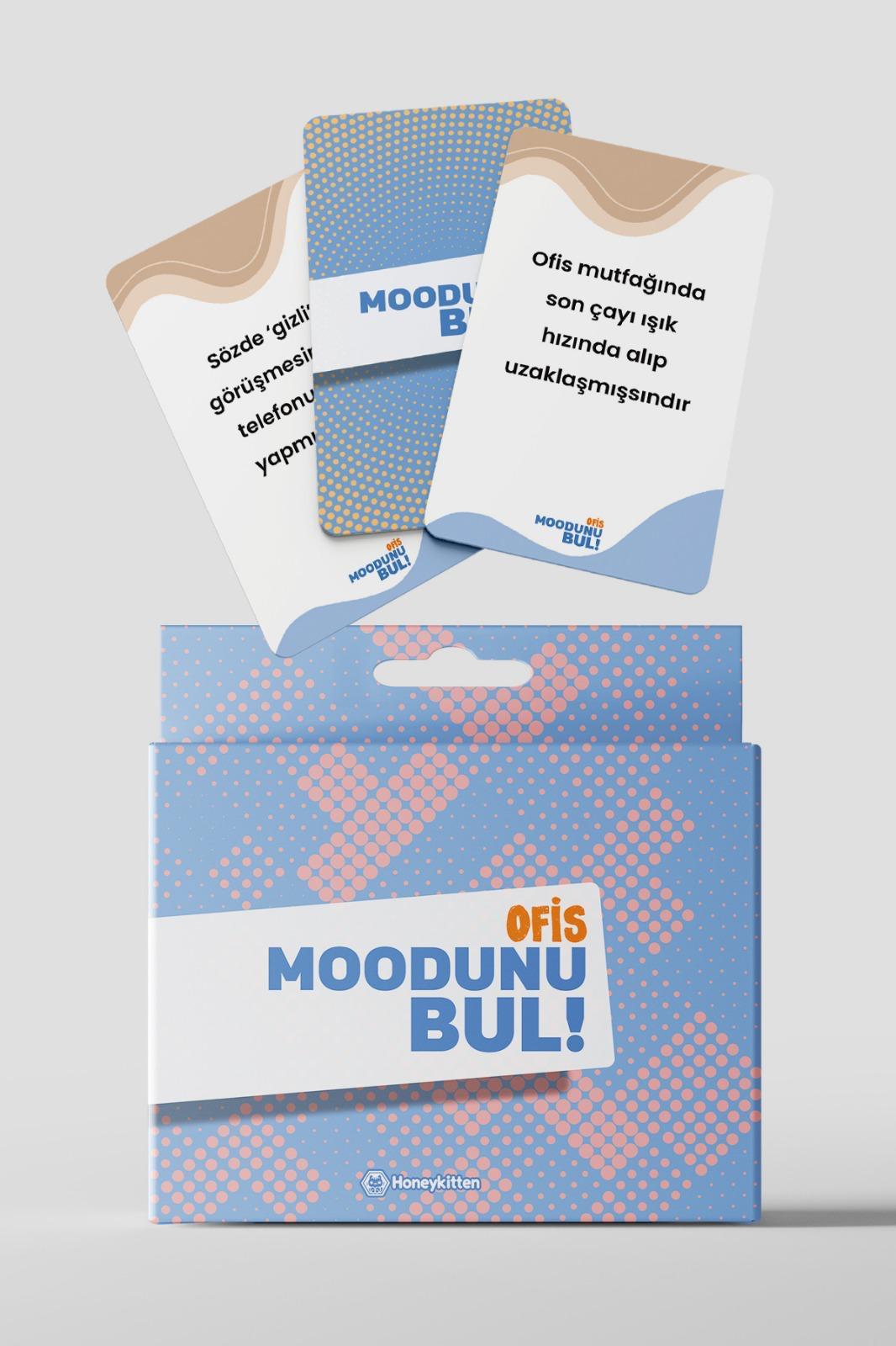 Ofis Moodunu Bul Kart Oyunu – Eğlenceli Parti & Arkadaş Aktivite Seti