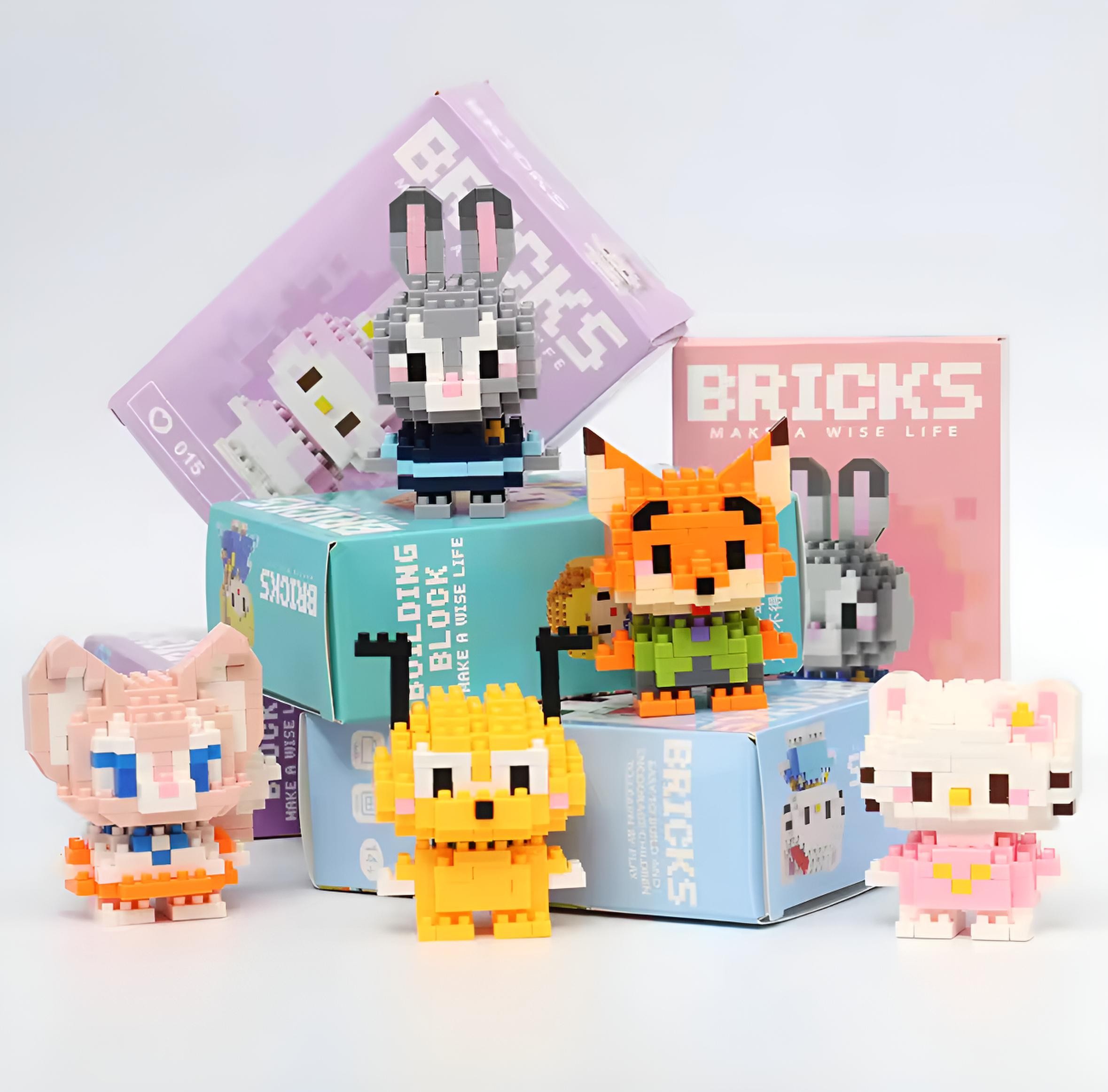 Bricks Gizemli Kutu 3’lü Set – Sürpriz Figürlü Eğlenceli 3D Yapboz Puzzle / Koleksiyon & Hobi Oyuncakları